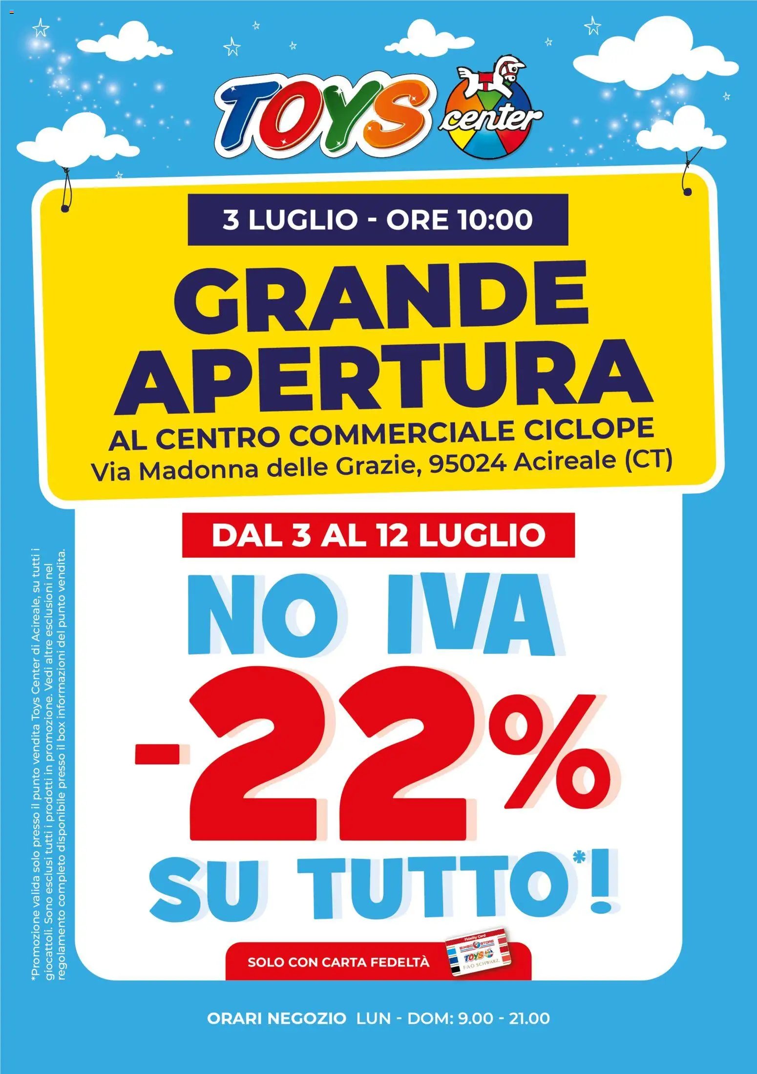 Toys Center volantino Acireale