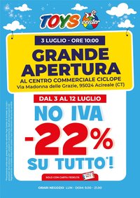Toys Center volantino Acireale