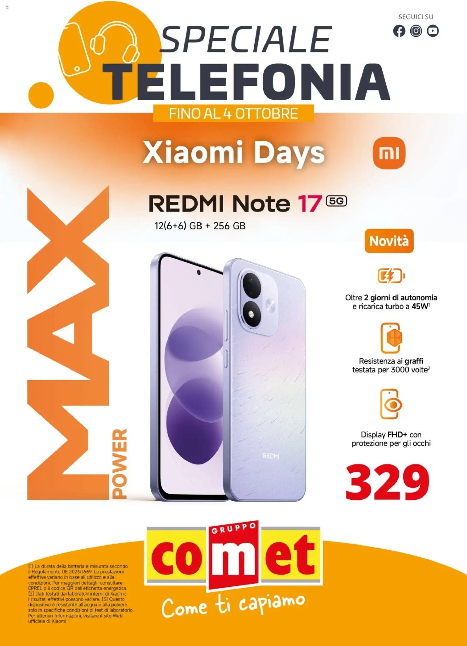 Comet volantino Xiaomi Days