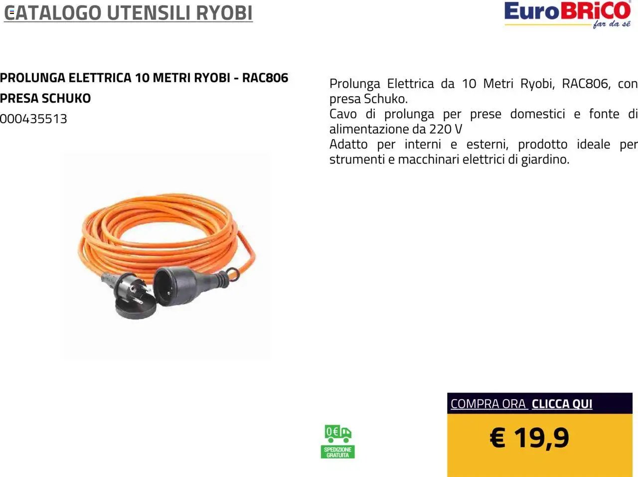 Eurobrico Utensili Ryobi catalogo