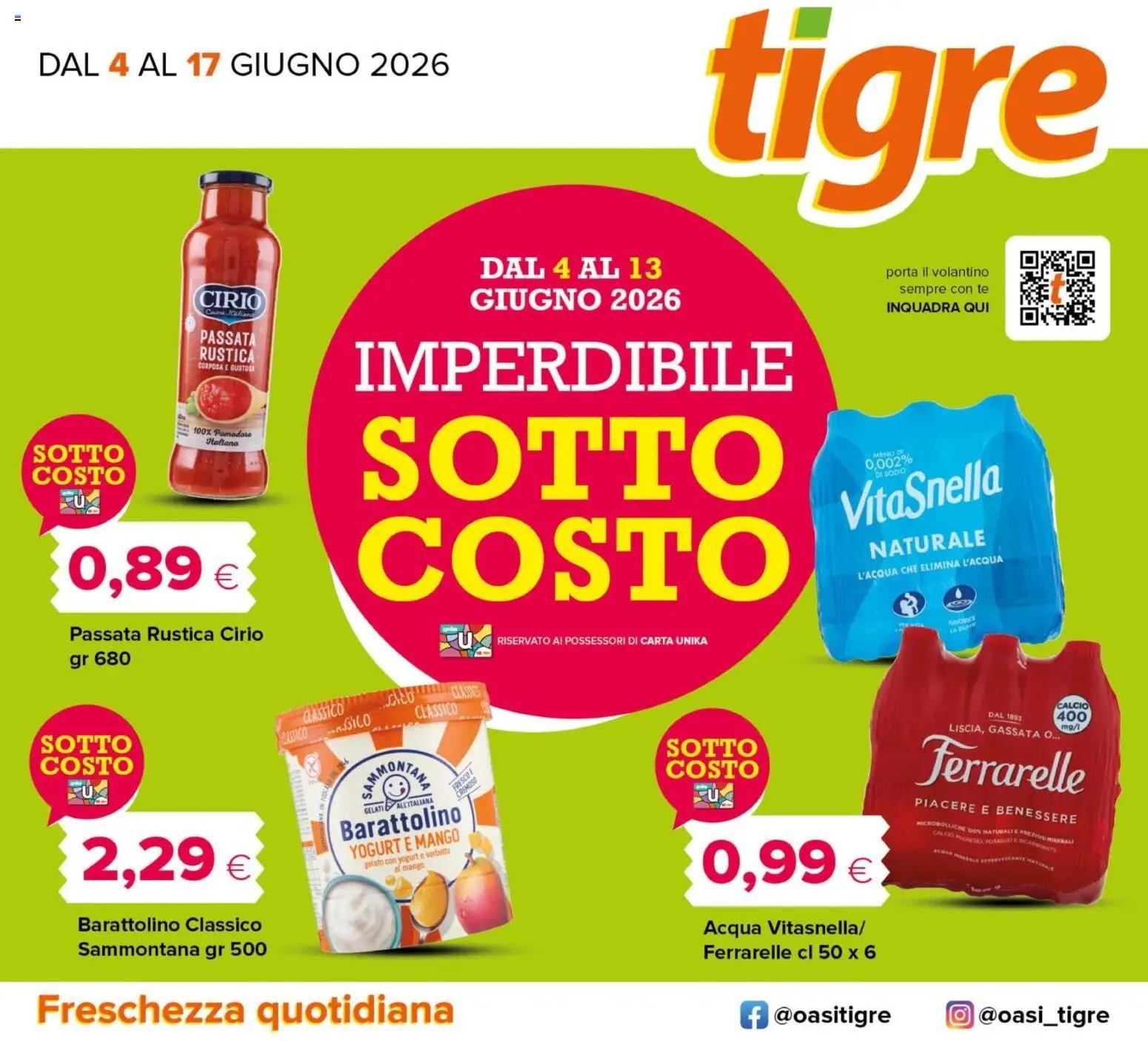 Tigros volantino Abruzzo, Marche