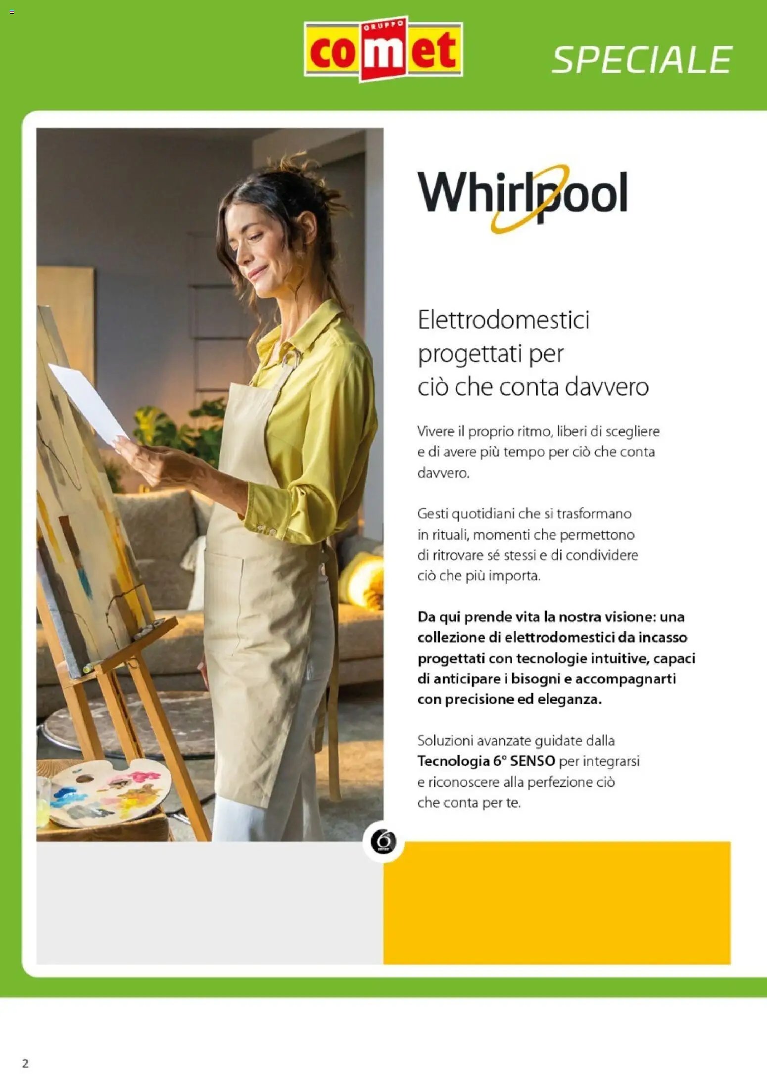 Comet volantino Whirlpool, Beko, Hotpoint e Indesit