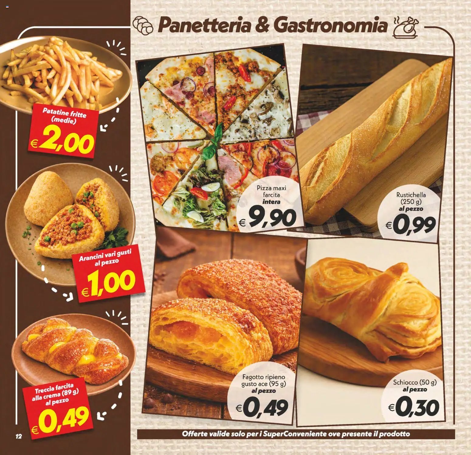 SuperConveniente volantino Caltanissetta, San Cataldo, Avola, Lascari, Milazzo, Barcellona