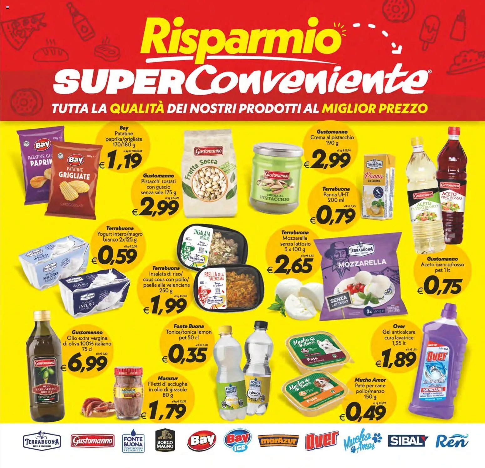 SuperConveniente volantino Caltanissetta, San Cataldo, Avola, Lascari, Milazzo, Barcellona