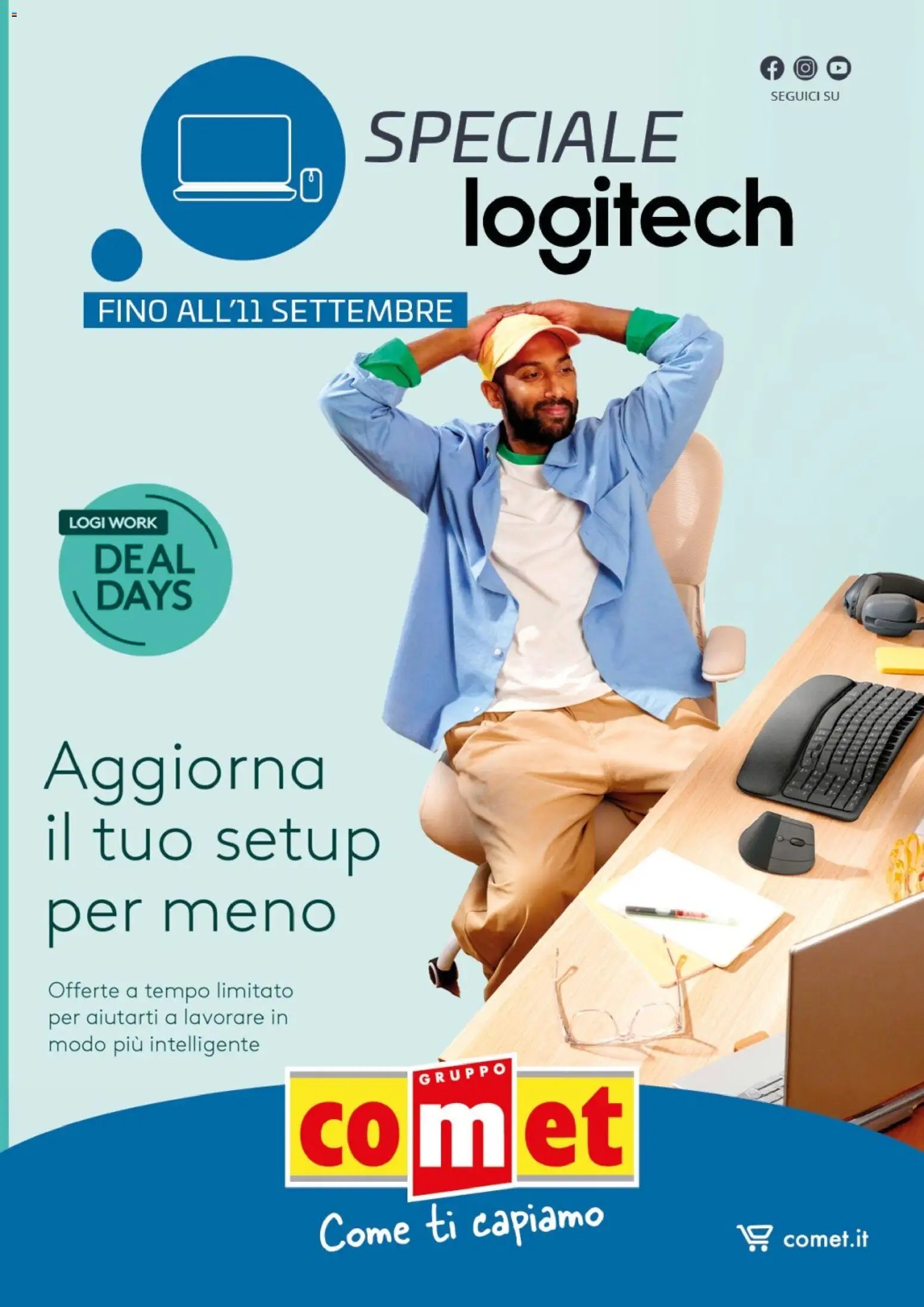 Comet volantino Logitech