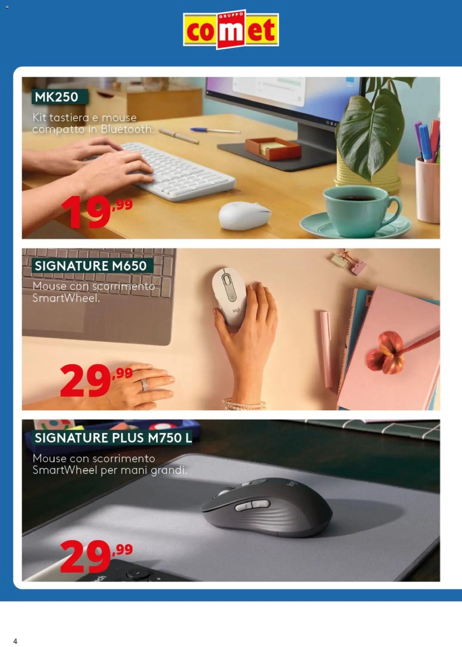 Comet volantino Logitech