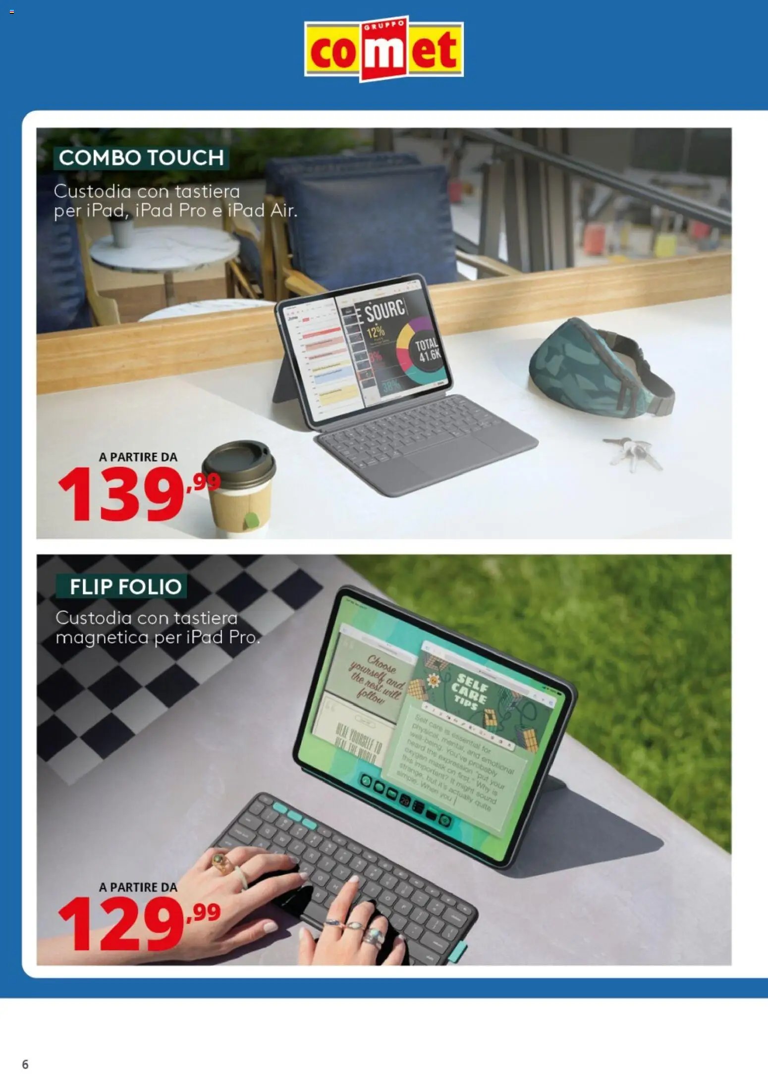 Comet volantino Logitech