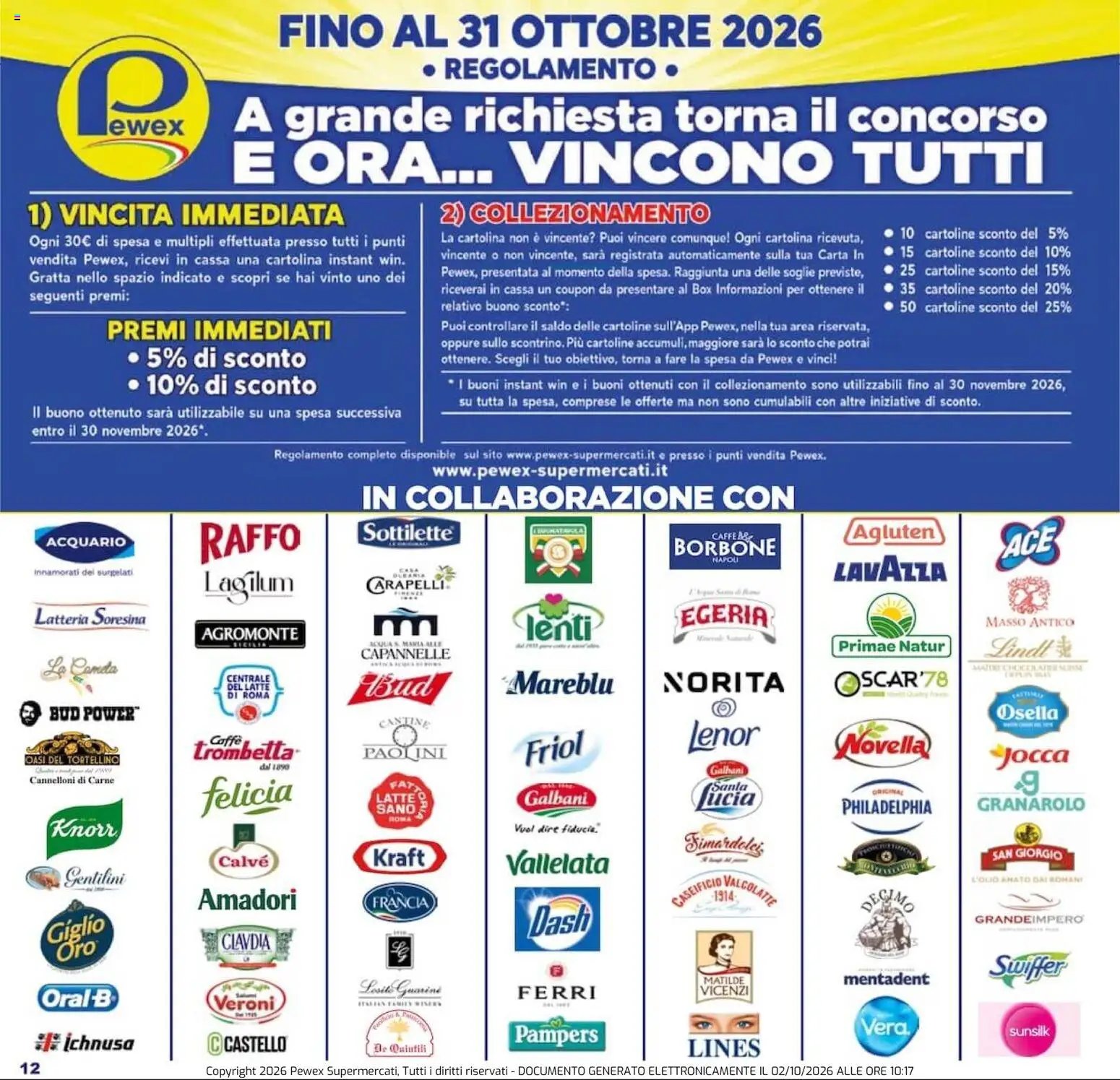 Pewex volantino via Rubicone