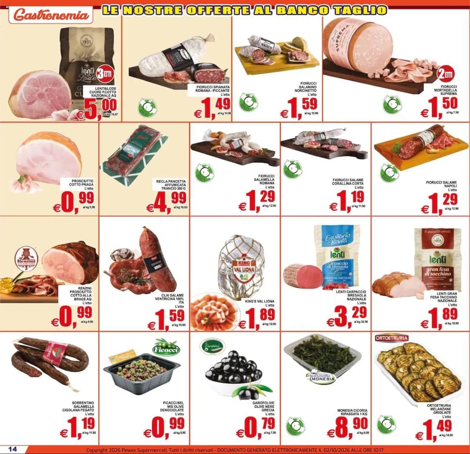 Pewex volantino via Rubicone