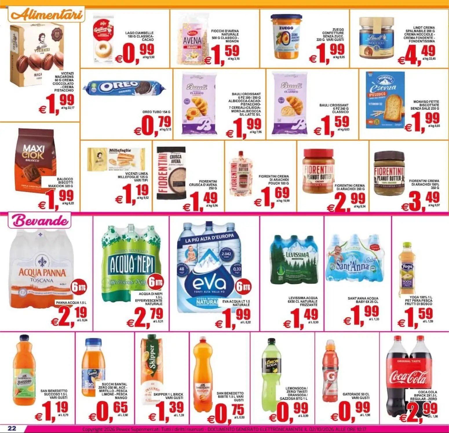 Pewex volantino via Rubicone