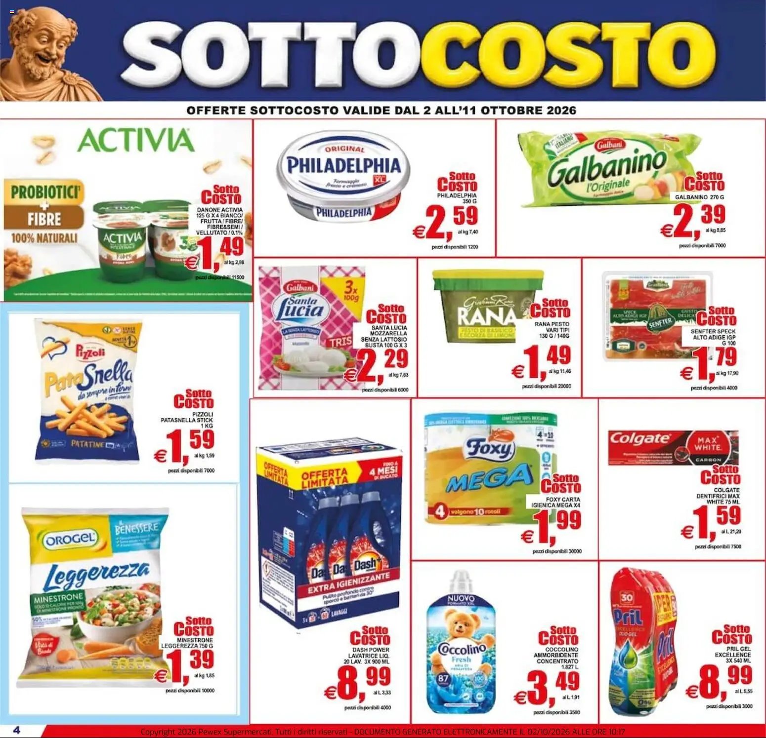 Pewex volantino via Rubicone