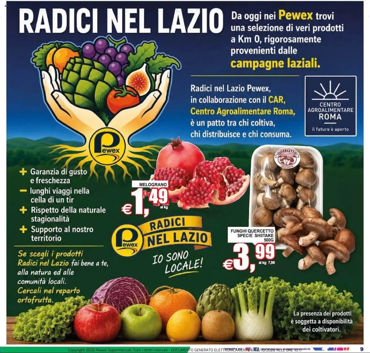 Pewex volantino via Rubicone