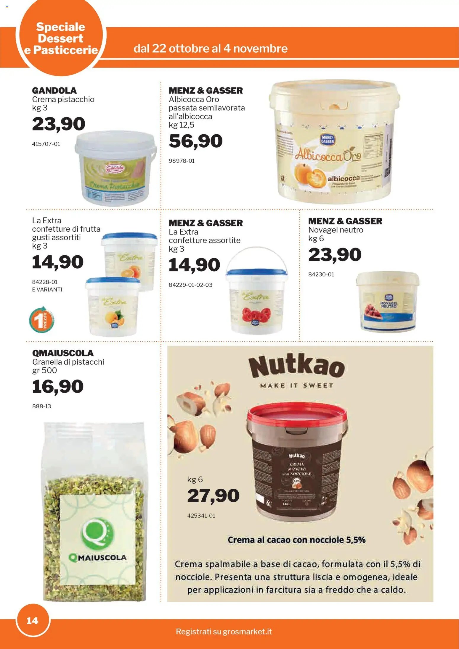 Sogegross Dessert e Pasticcerie catalogo (2025-10-22 - 2025-11-04)