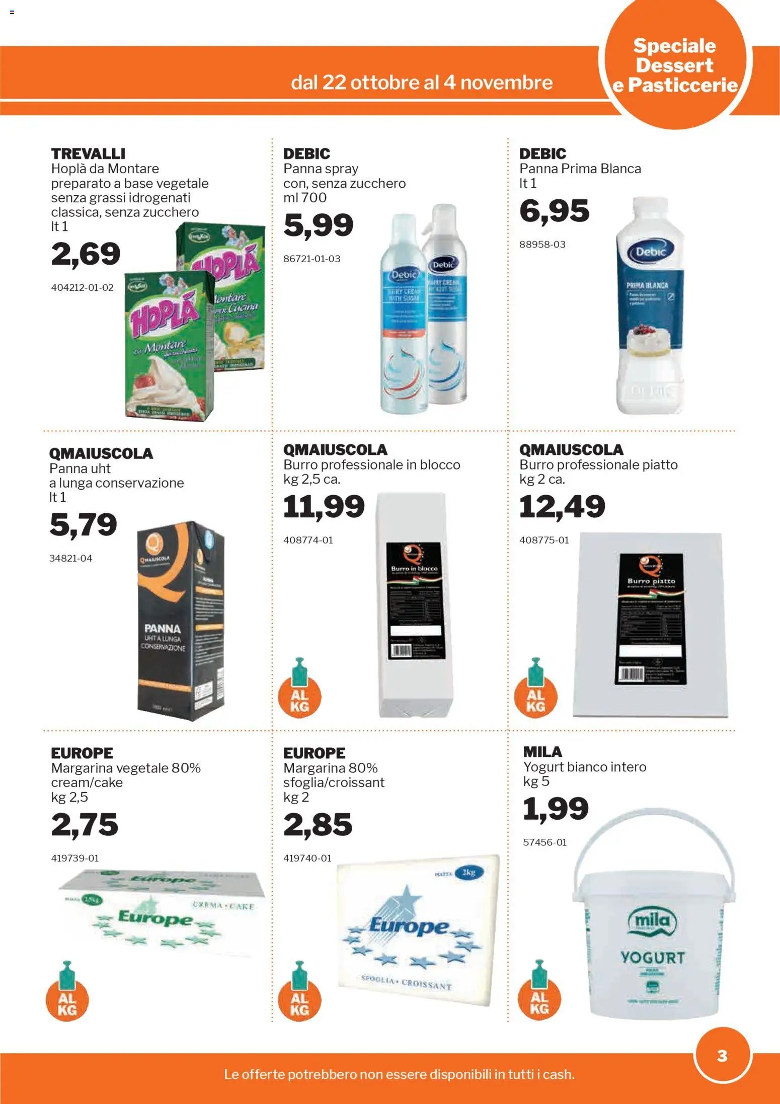 Sogegross Dessert e Pasticcerie catalogo (2025-10-22 - 2025-11-04)