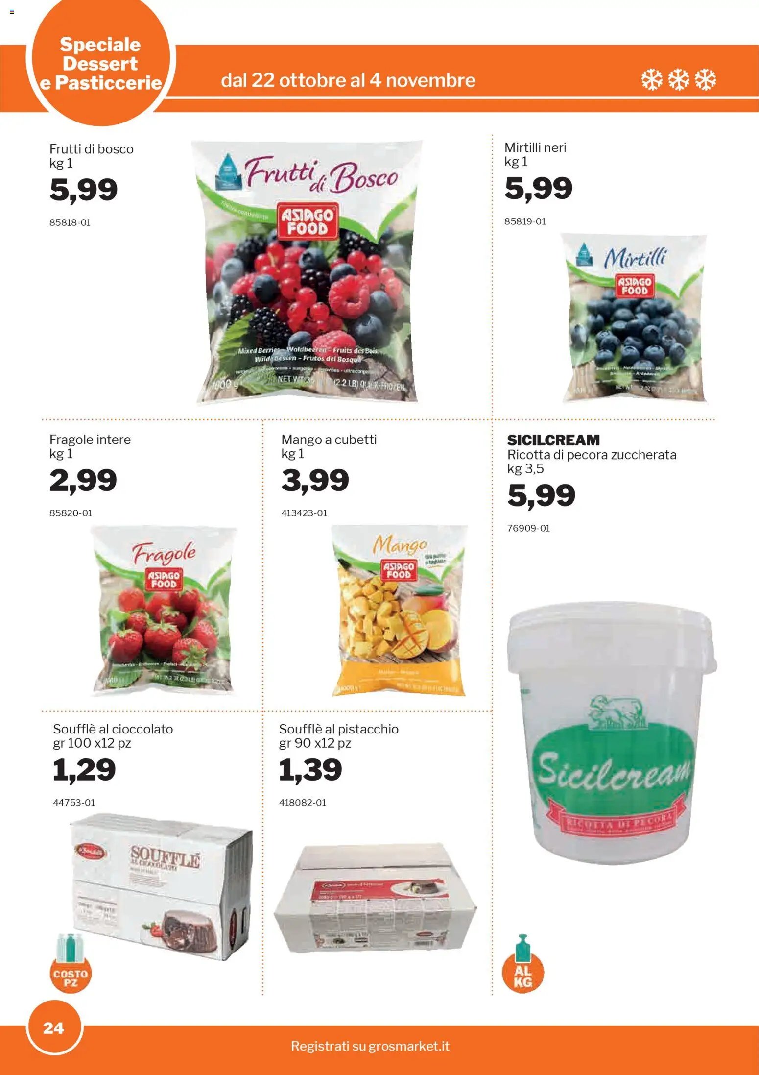 Sogegross Dessert e Pasticcerie catalogo (2025-10-22 - 2025-11-04)