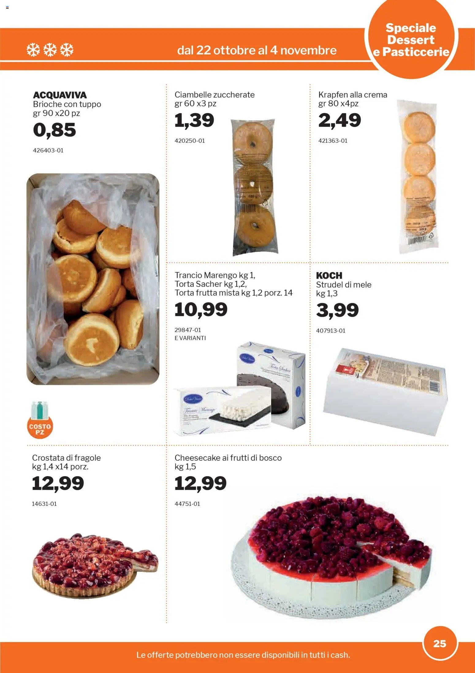 Sogegross Dessert e Pasticcerie catalogo (2025-10-22 - 2025-11-04)