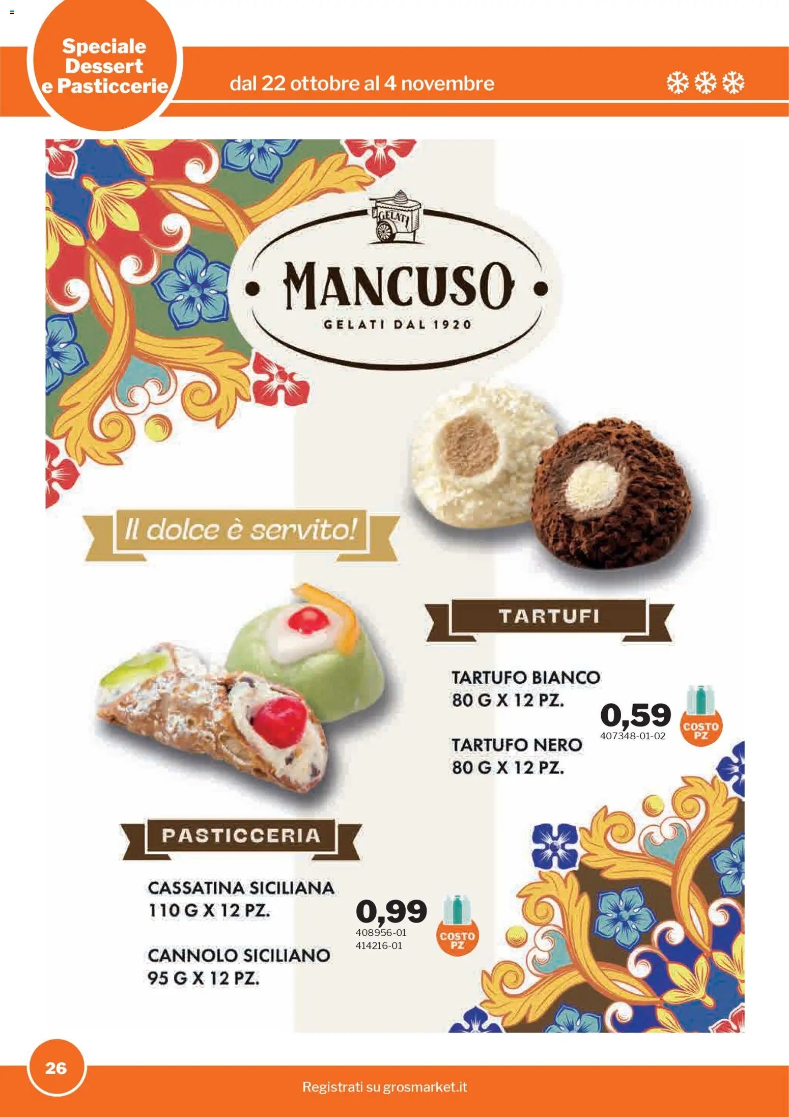 Sogegross Dessert e Pasticcerie catalogo (2025-10-22 - 2025-11-04)