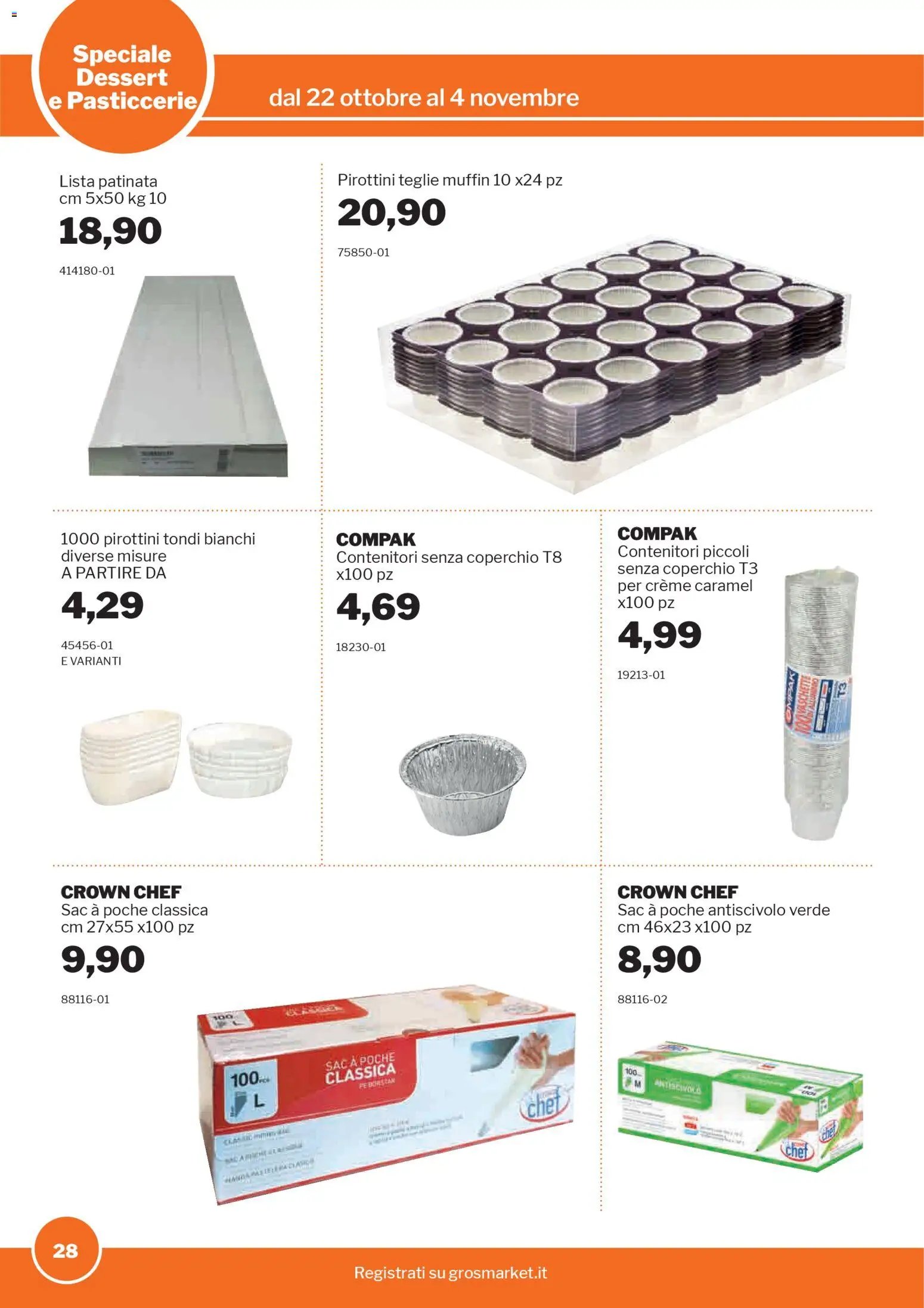 Sogegross Dessert e Pasticcerie catalogo (2025-10-22 - 2025-11-04)