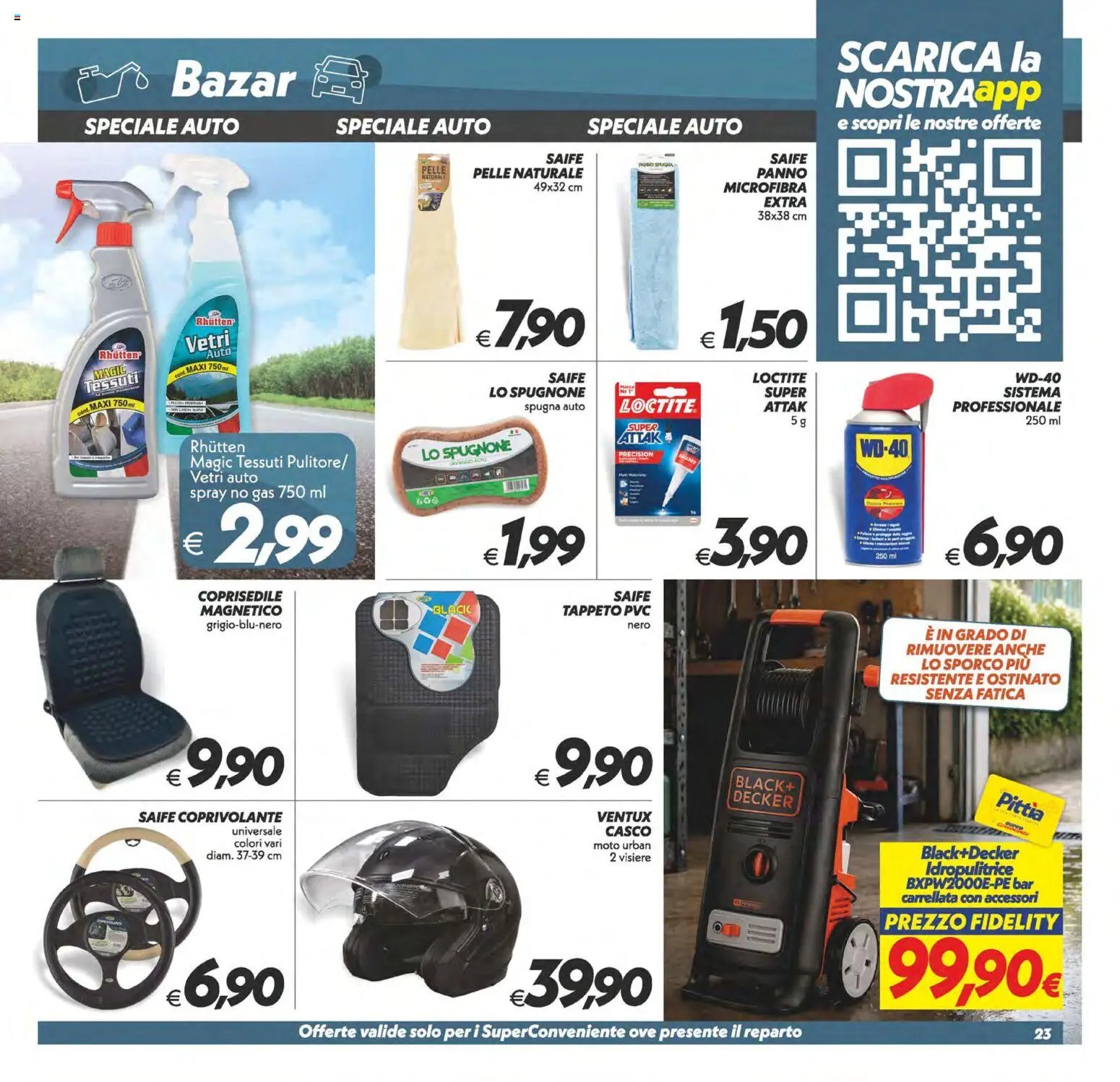 SuperConveniente volantino Caltanissetta, San Cataldo, Avola, Lascari, Milazzo, Barcellona
