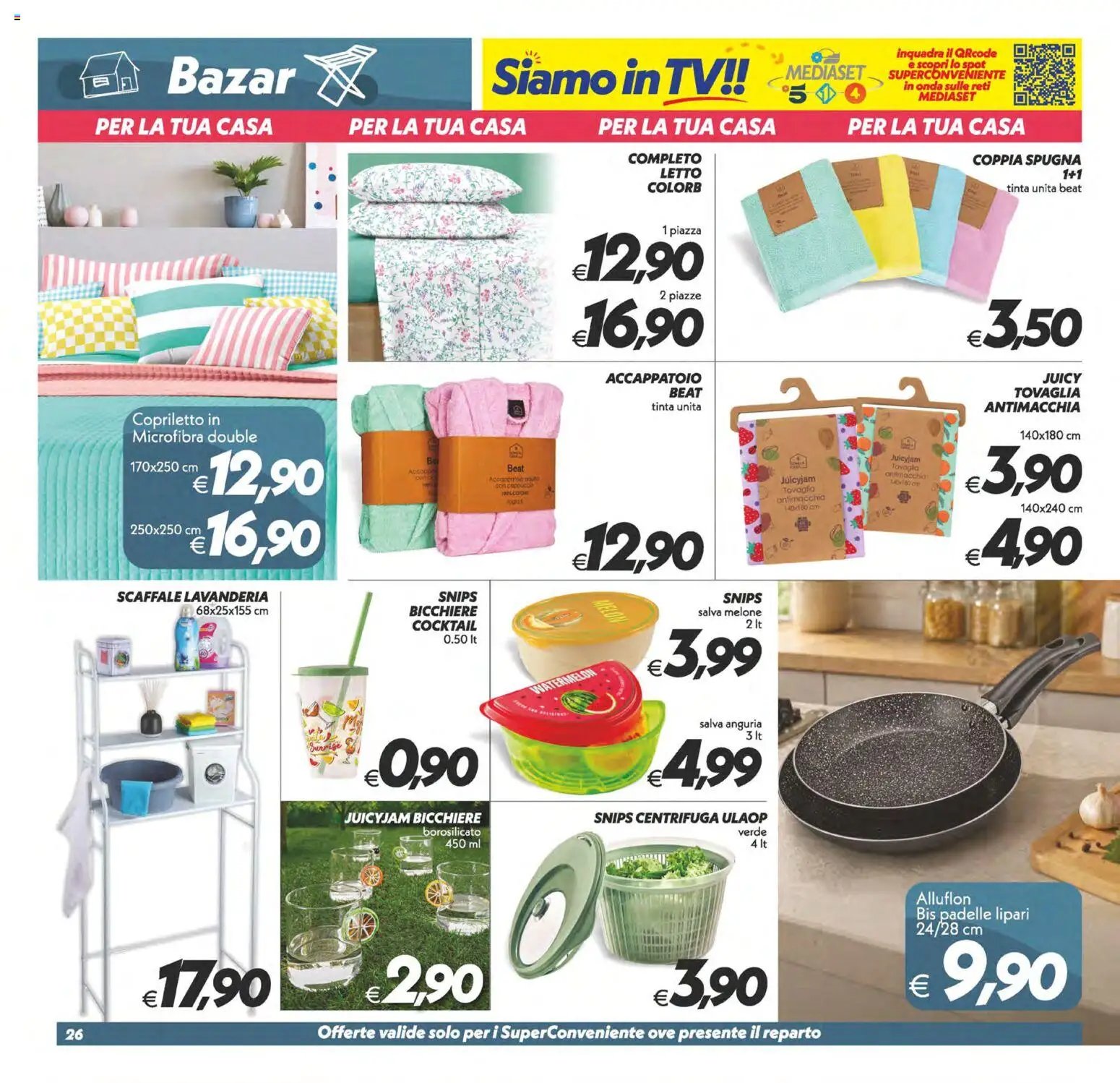 SuperConveniente volantino Caltanissetta, San Cataldo, Avola, Lascari, Milazzo, Barcellona