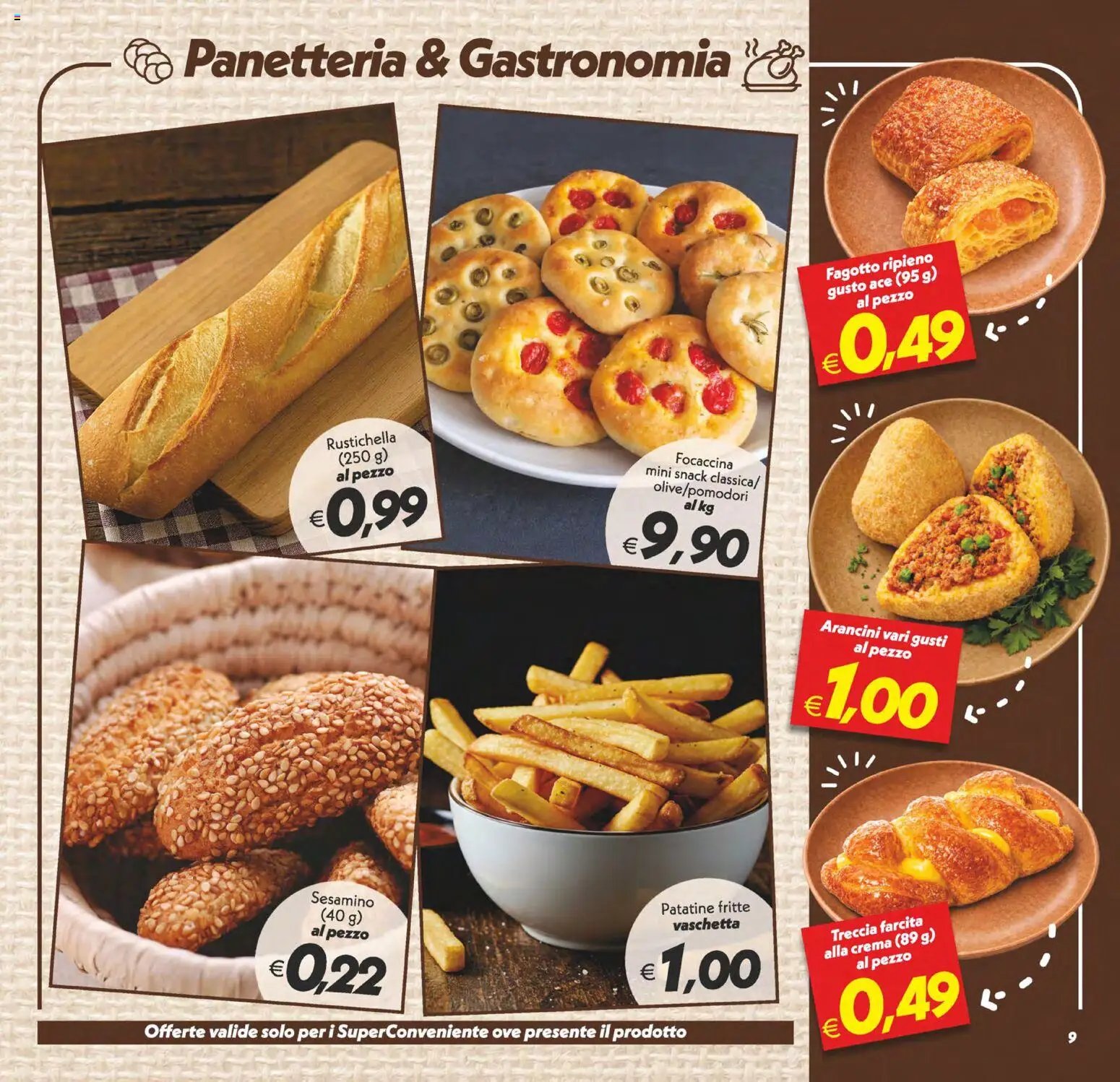 SuperConveniente volantino Caltanissetta, San Cataldo, Avola, Lascari, Milazzo, Barcellona