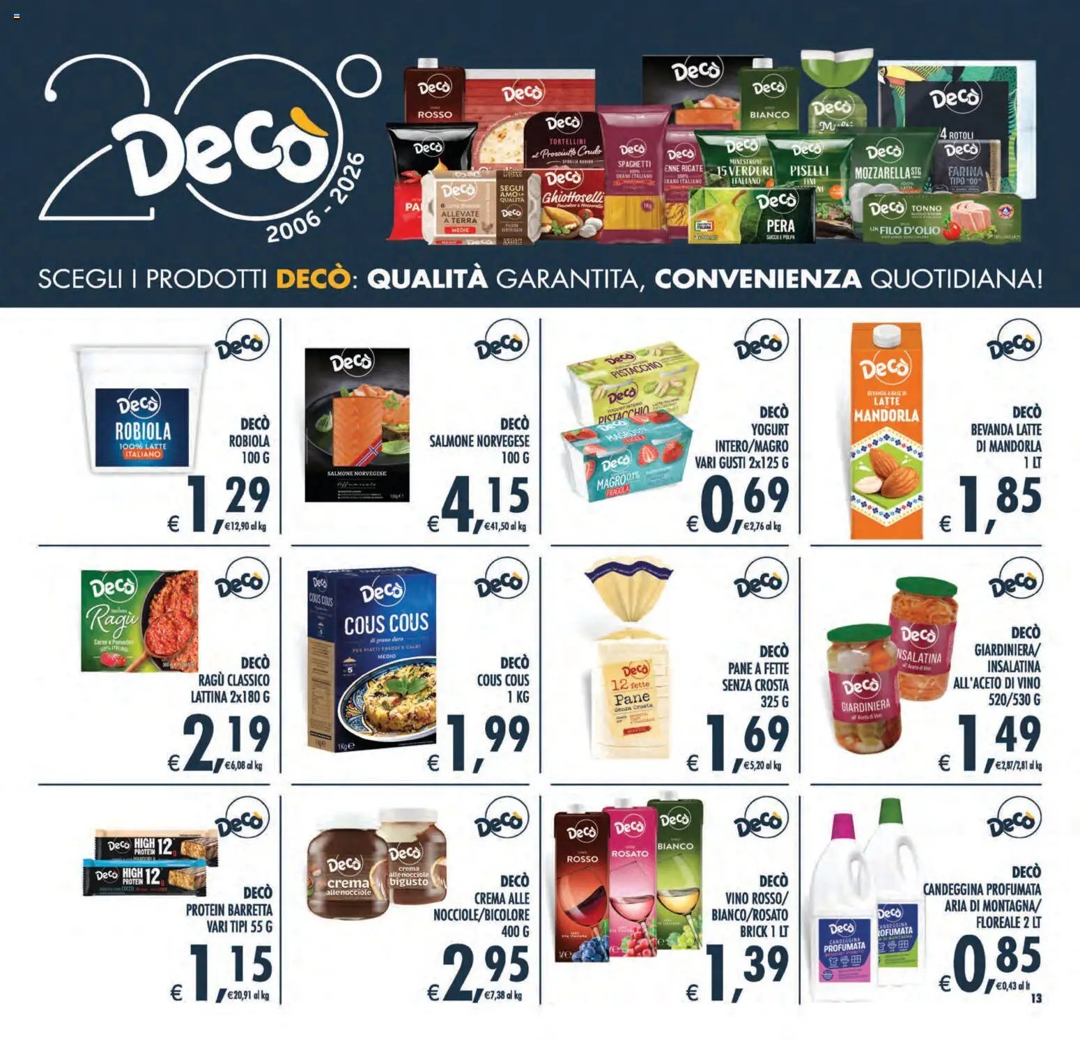 Decò volantino Maxistore, Supermercati Lipari