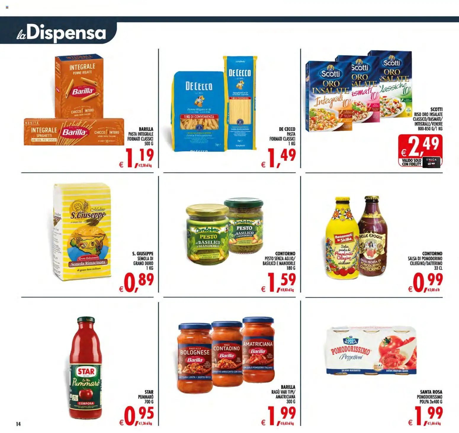 Decò volantino Maxistore, Supermercati Lipari