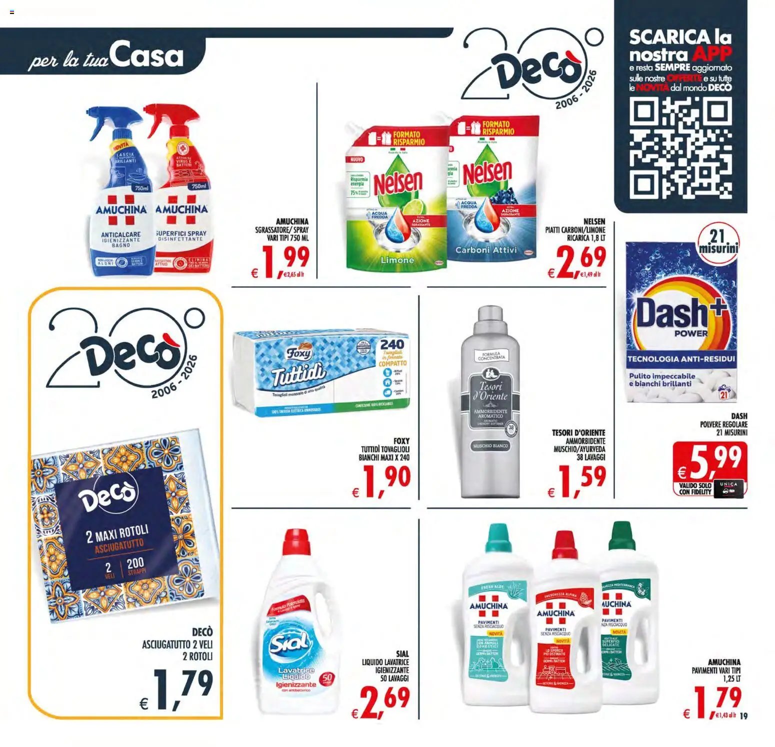 Decò volantino Maxistore, Supermercati Lipari