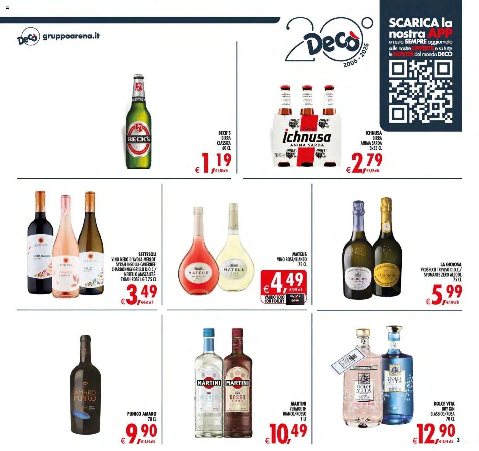 Decò volantino Maxistore, Supermercati Lipari