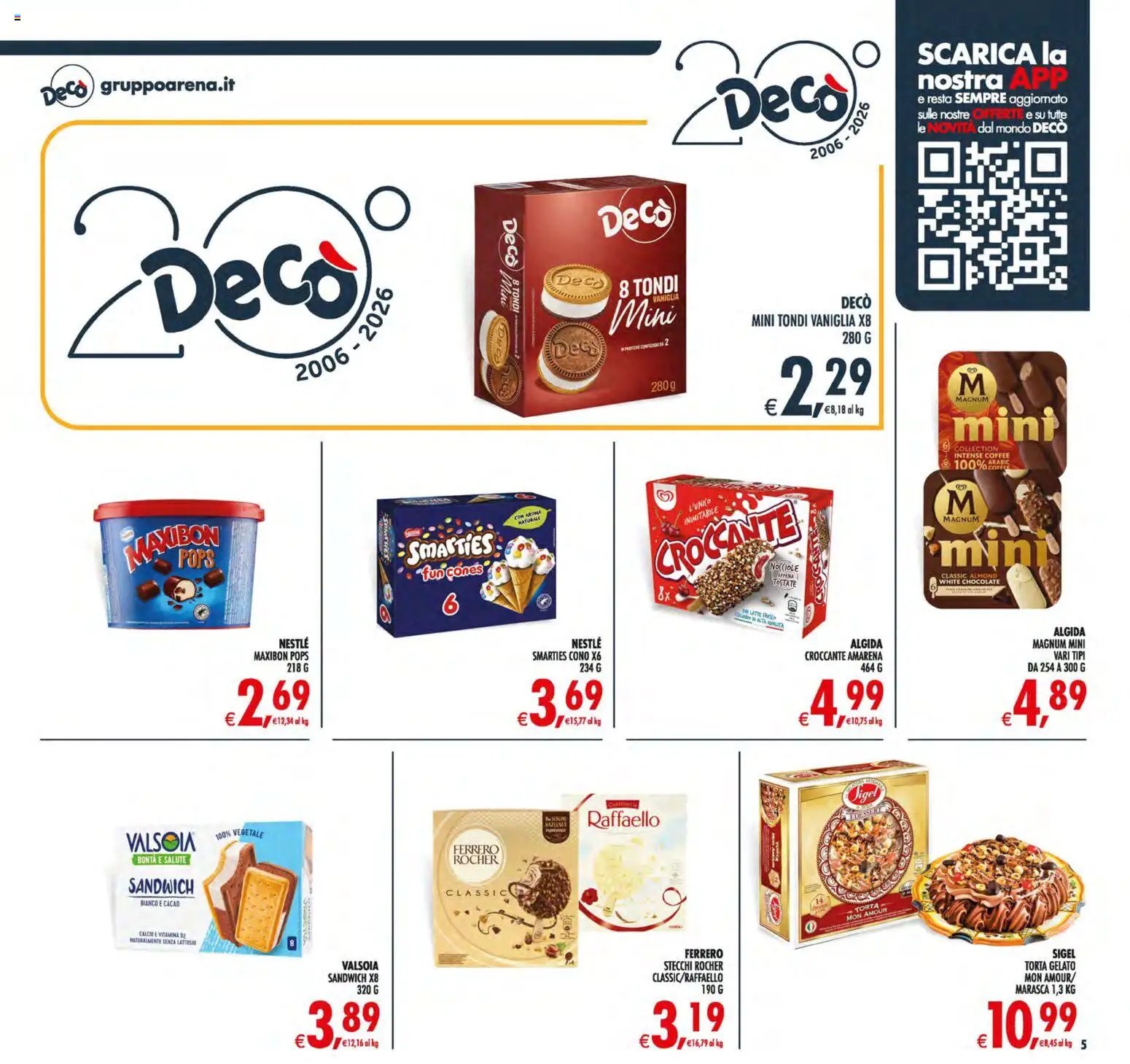 Decò volantino Maxistore, Supermercati Lipari