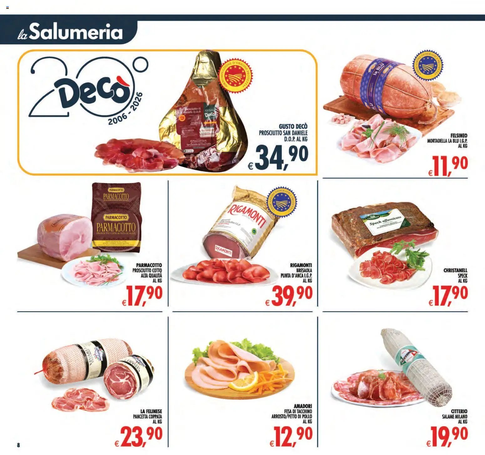 Decò volantino Maxistore, Supermercati Lipari