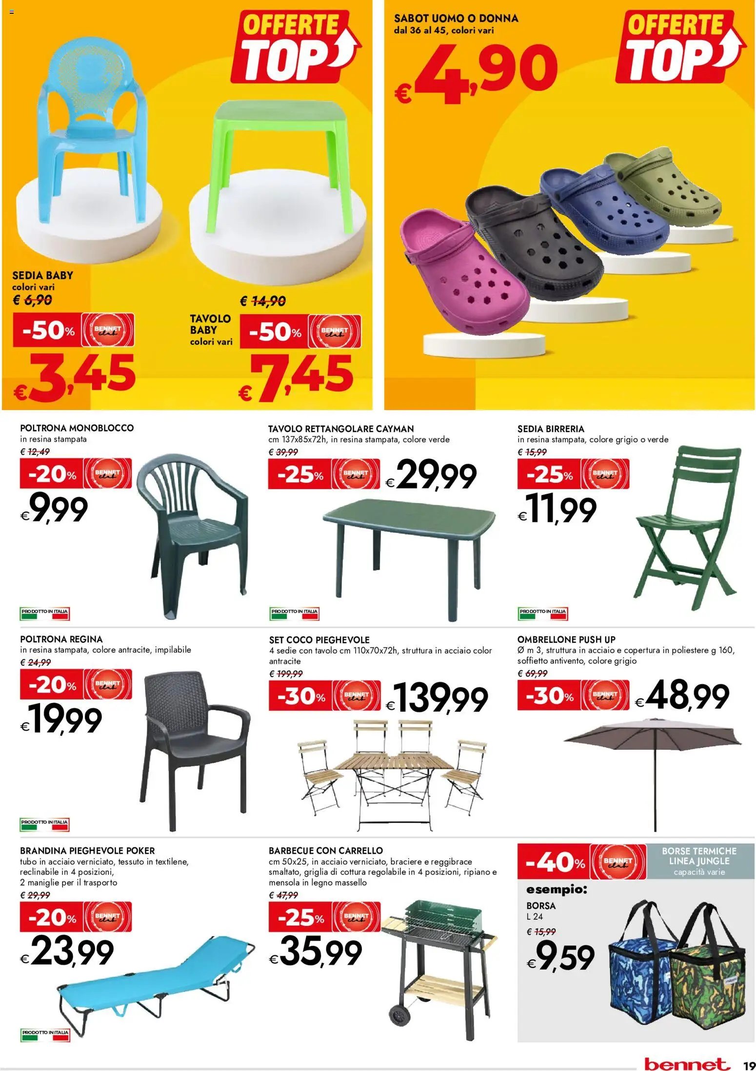 bennet volantino Offerte Top