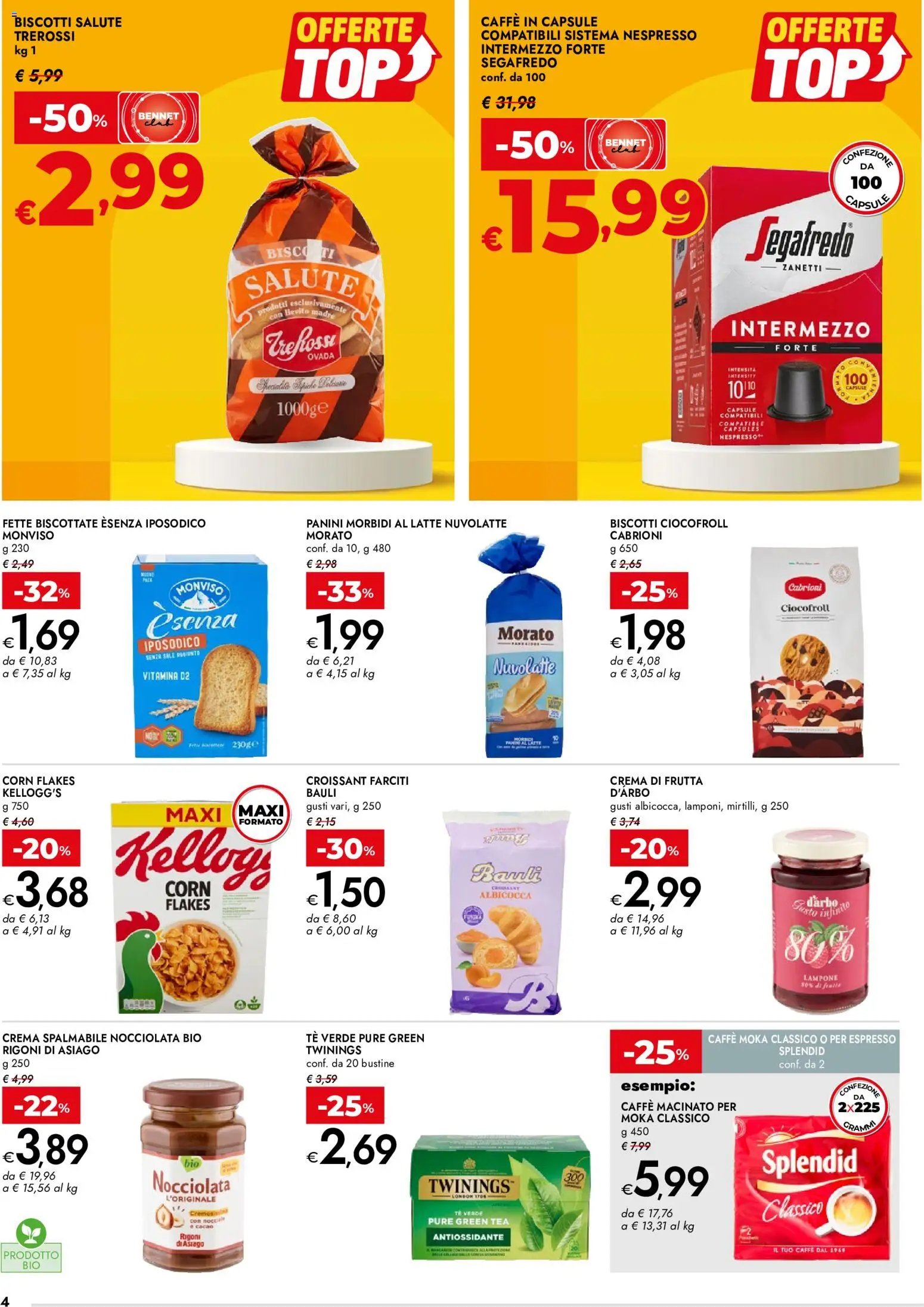 bennet volantino Offerte Top