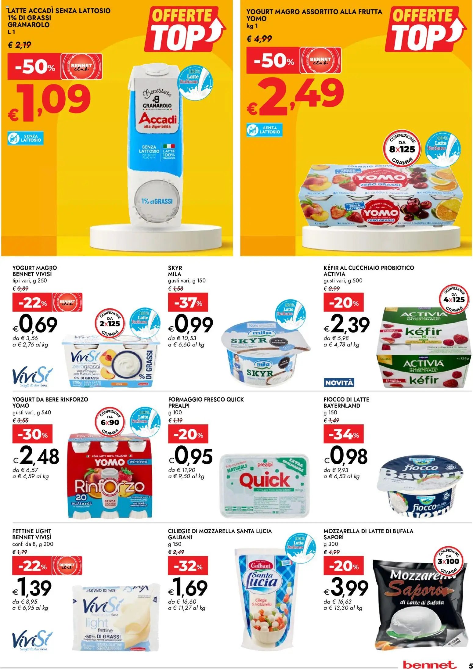 bennet volantino Offerte Top
