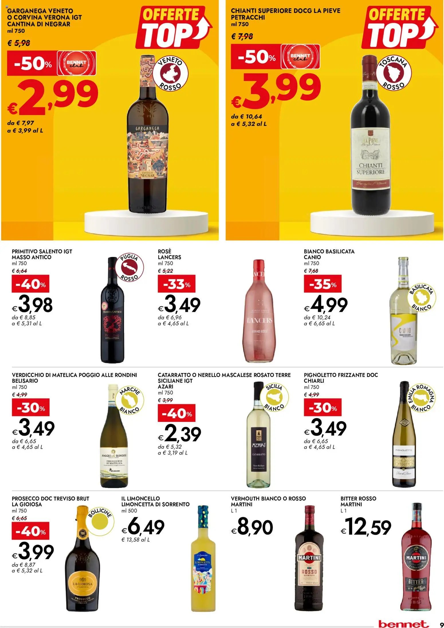 bennet volantino Offerte Top