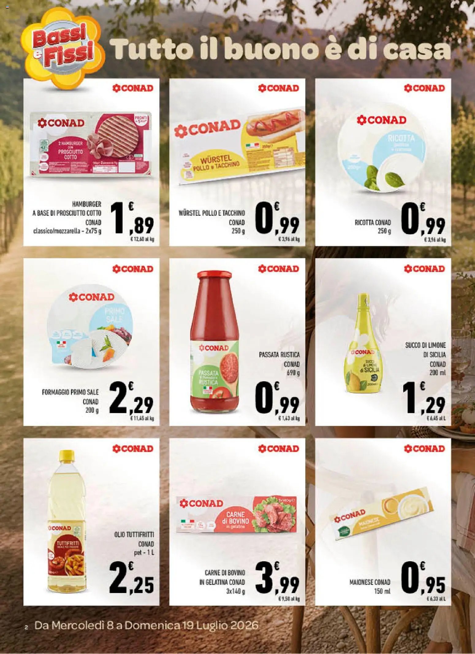 Spazio Conad volantino Tutto il buono è di casa
