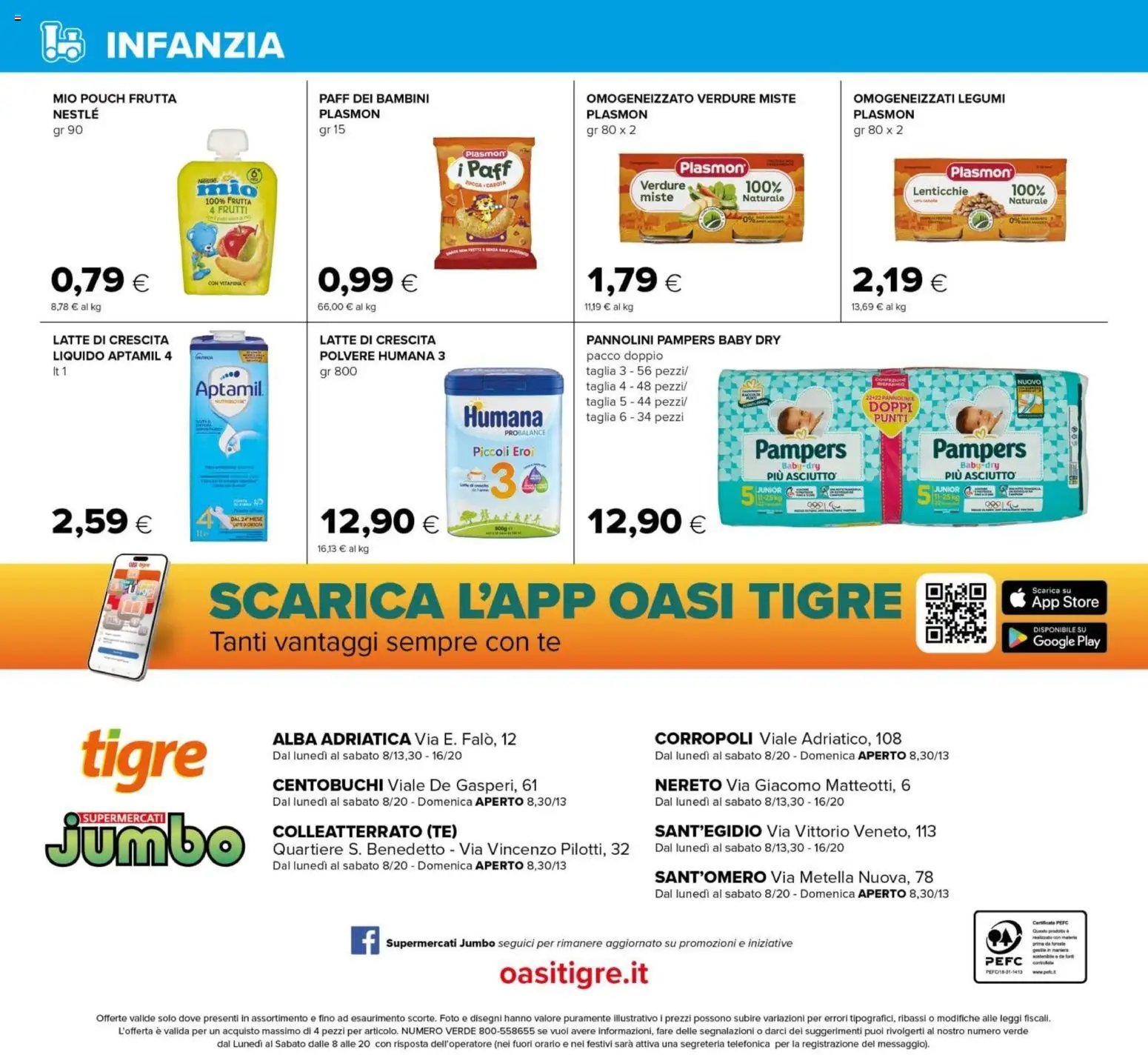 Tigre volantino Jumbo