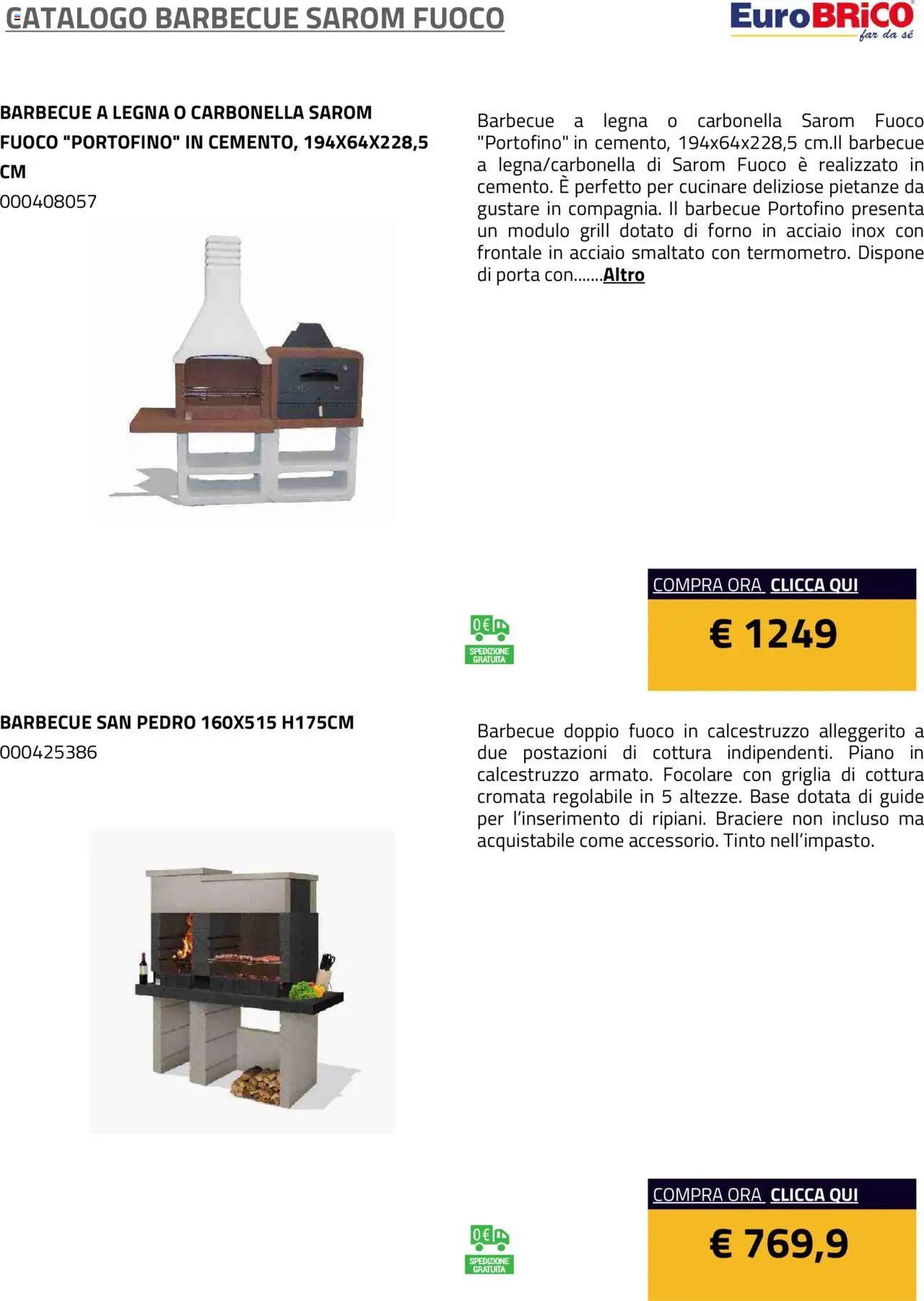 Eurobrico Barbecue Sarom Fuoco catalogo