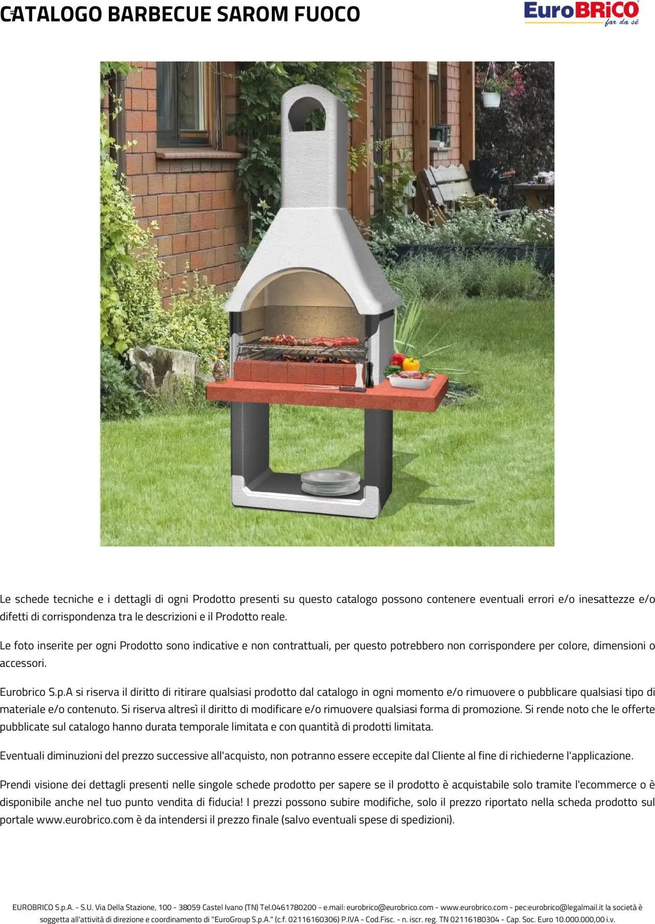 Eurobrico Barbecue Sarom Fuoco catalogo