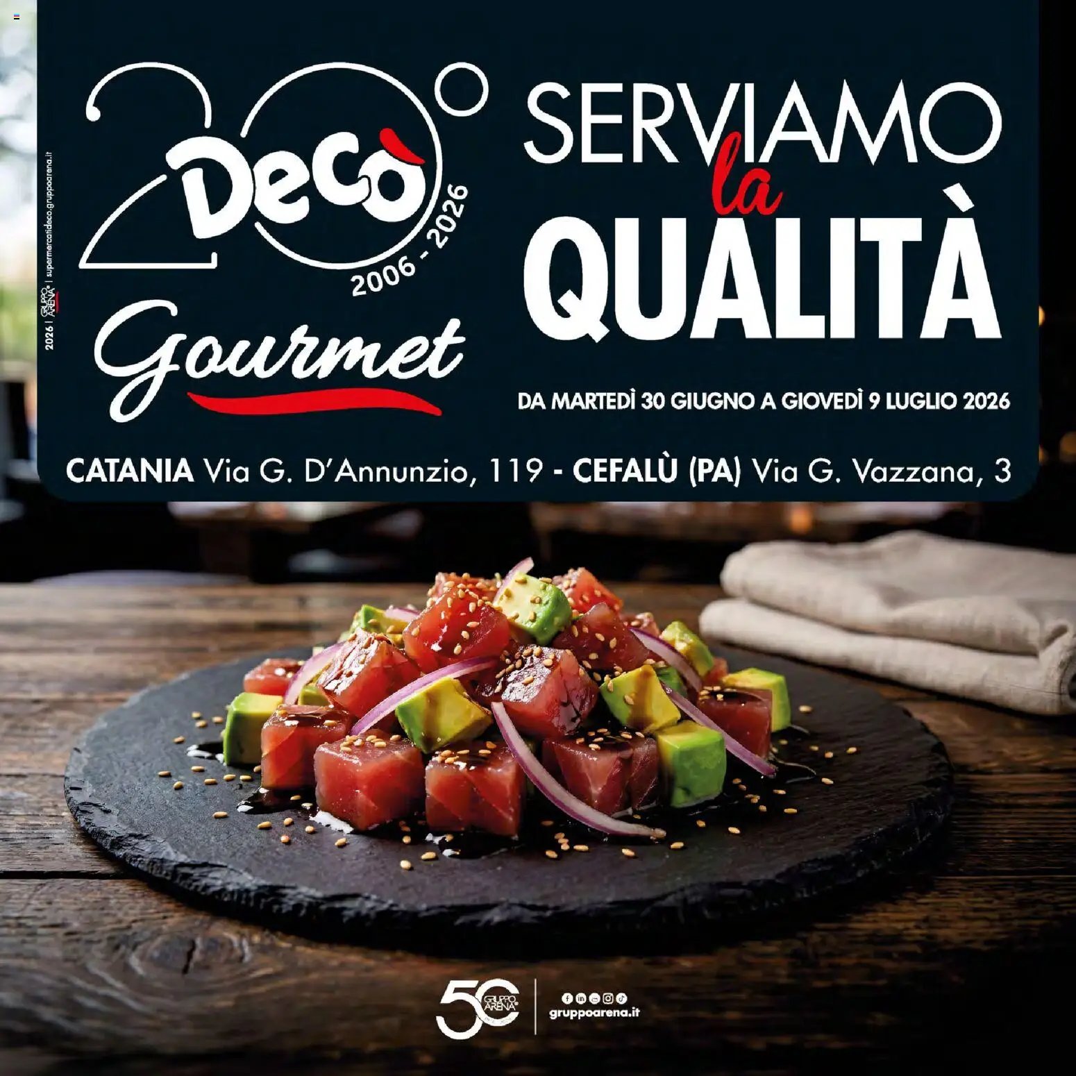 Decò volantino Gourmet Sicilia