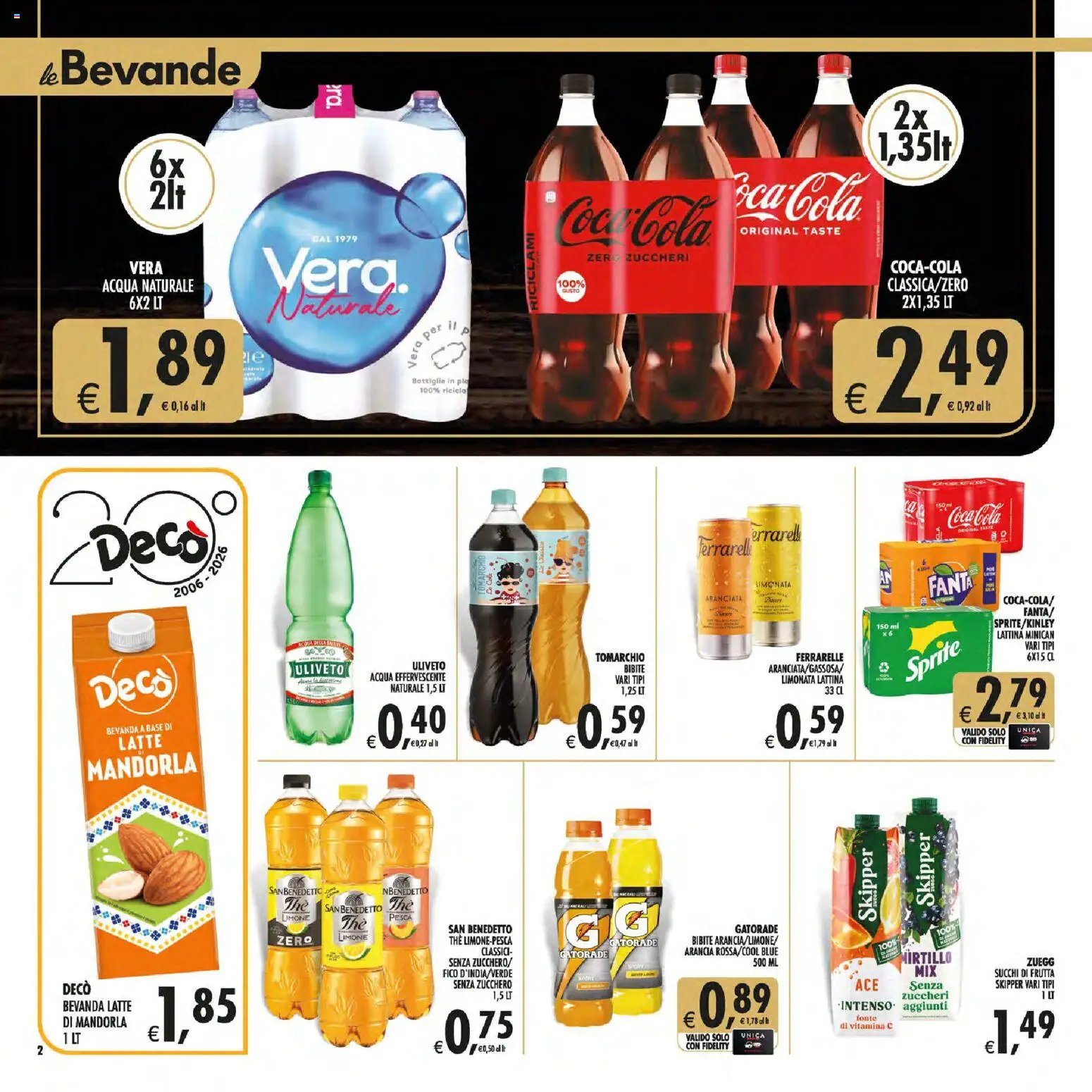 Decò volantino Gourmet Sicilia