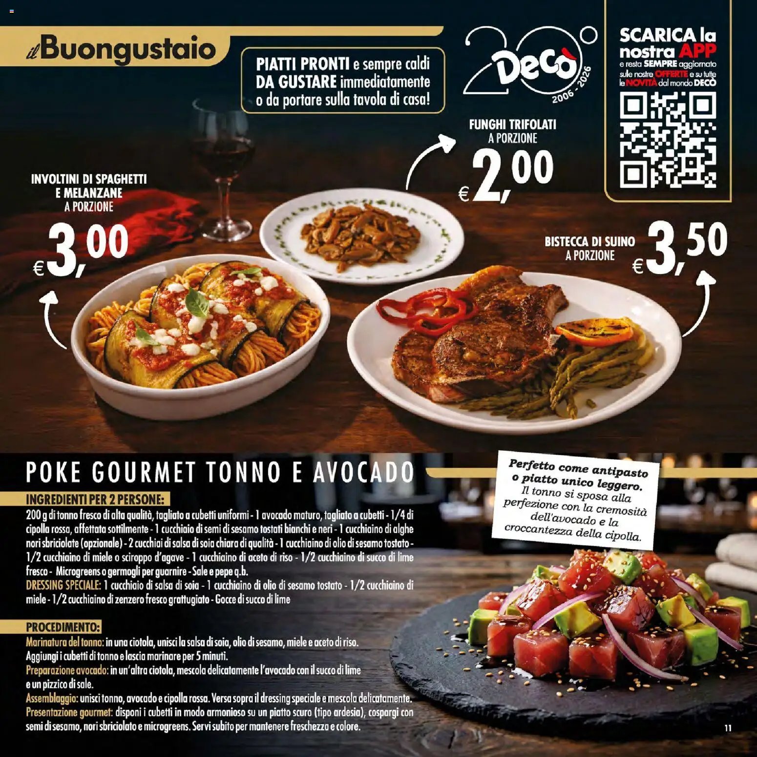 Decò volantino Gourmet Sicilia