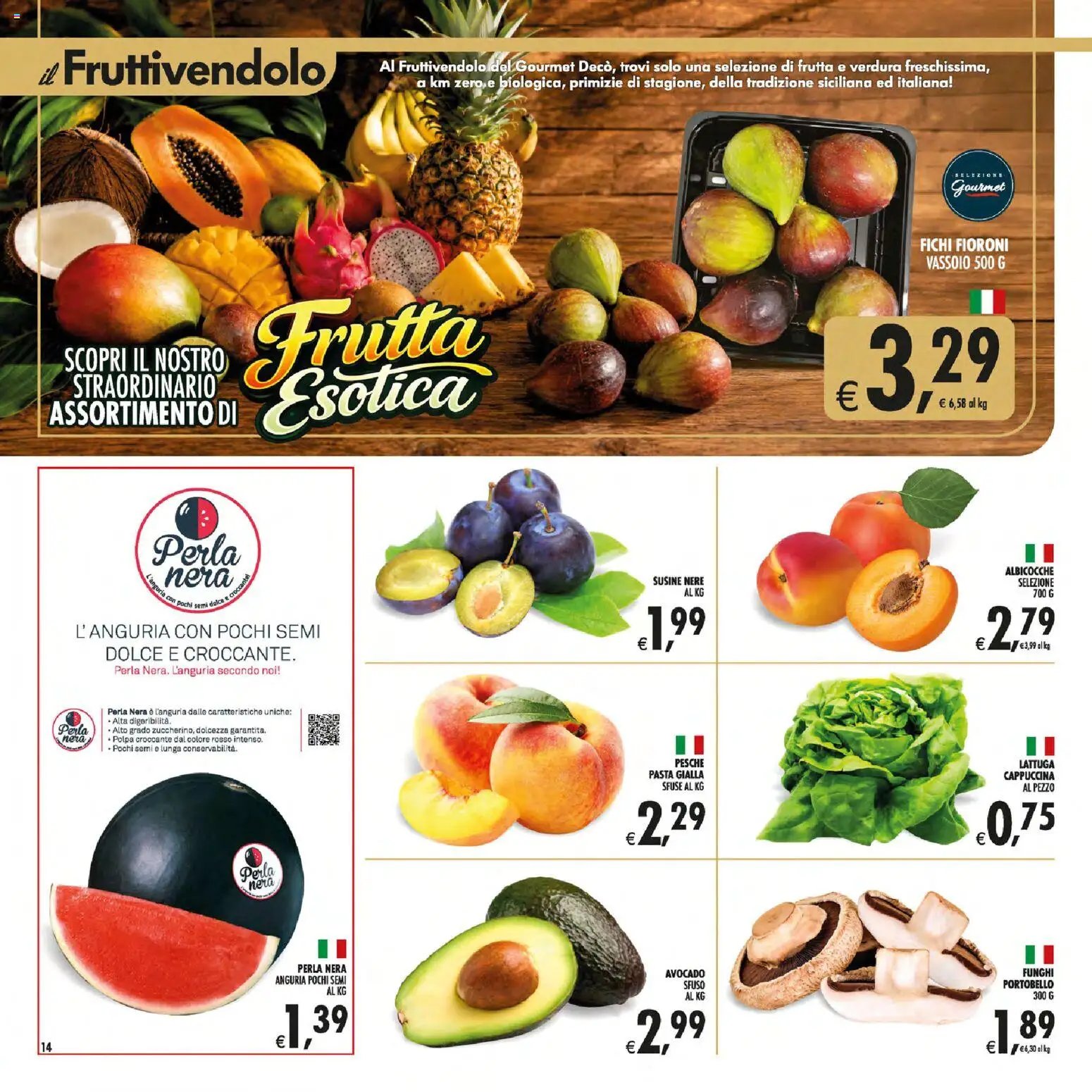 Decò volantino Gourmet Sicilia