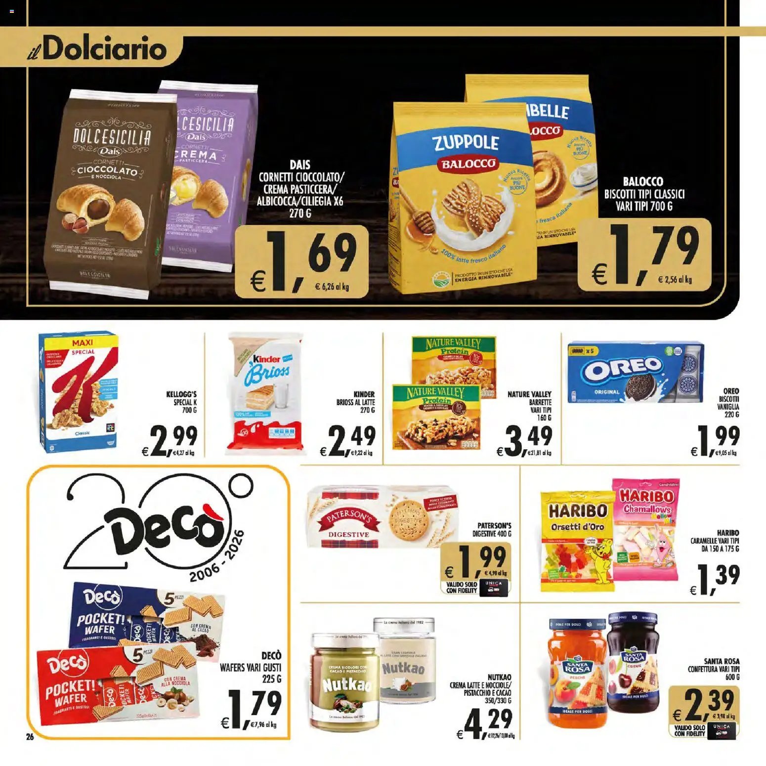 Decò volantino Gourmet Sicilia