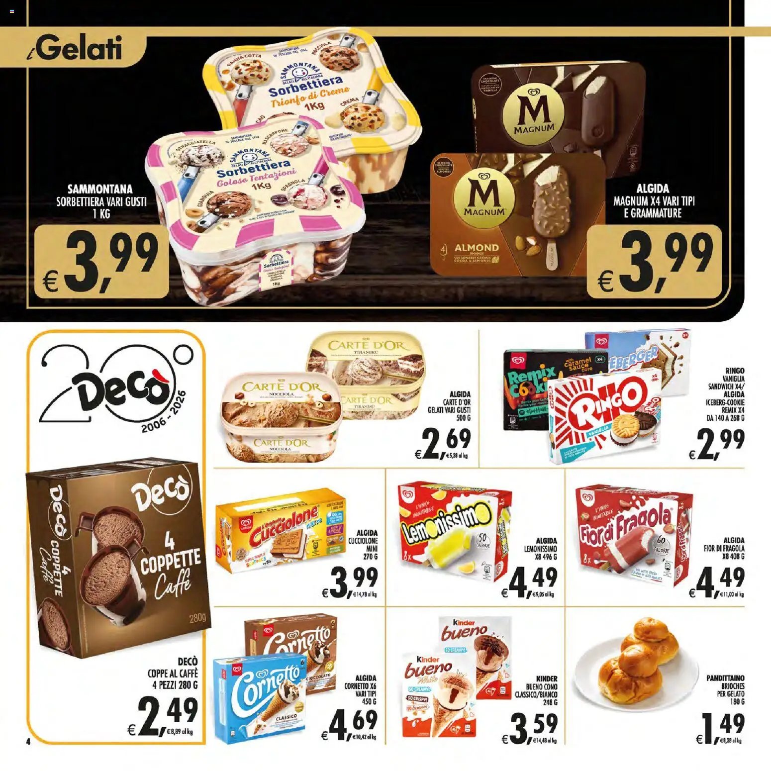 Decò volantino Gourmet Sicilia