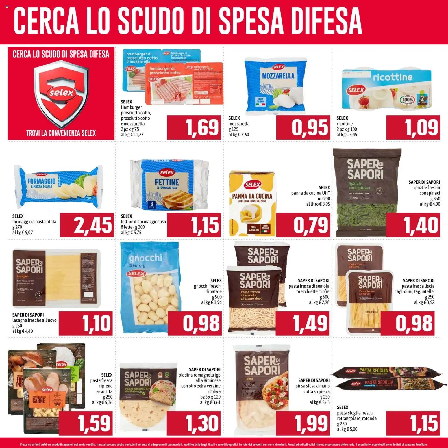 Emisfero volantino Spesa Difesa