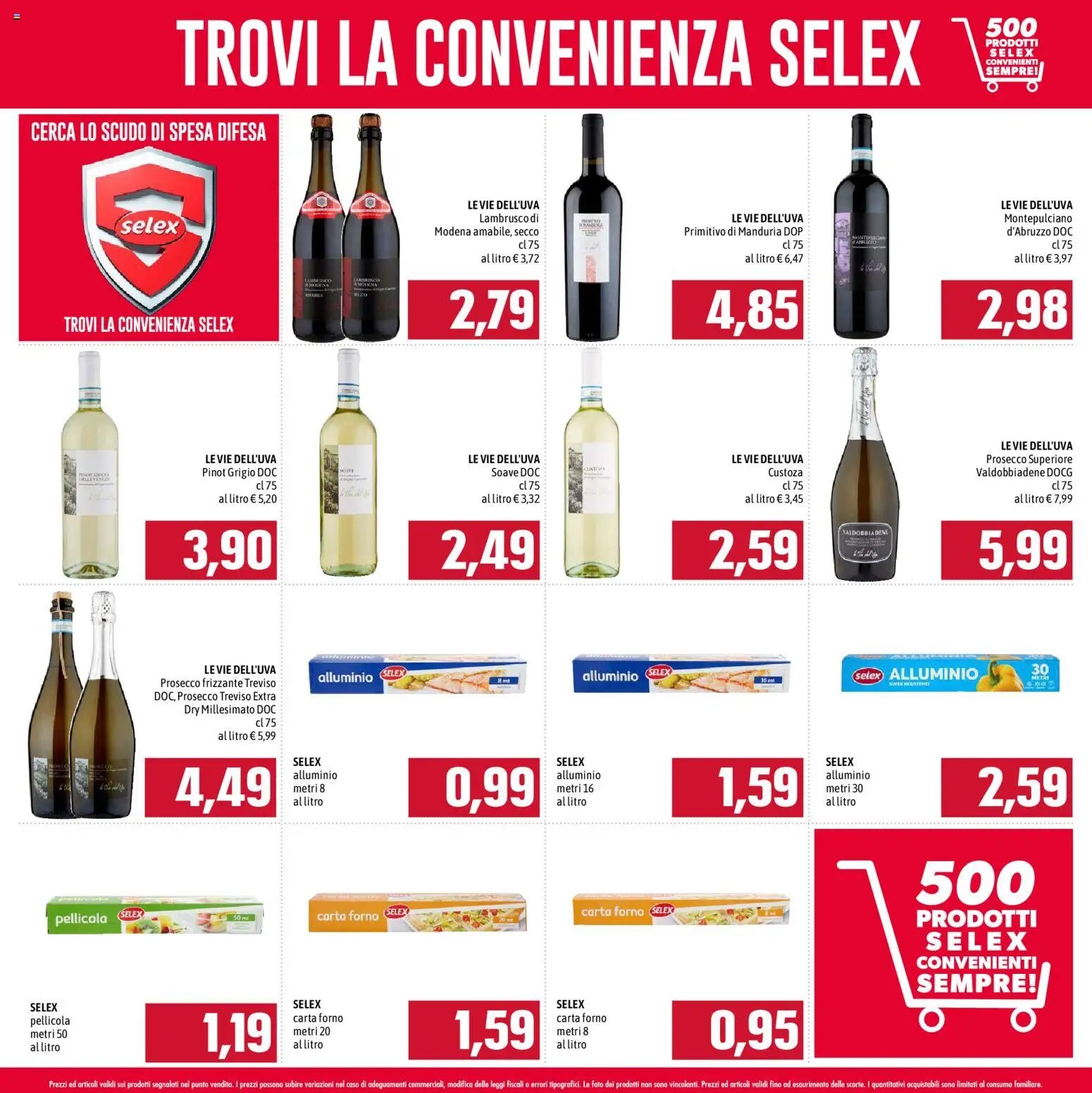 Emisfero volantino Spesa Difesa