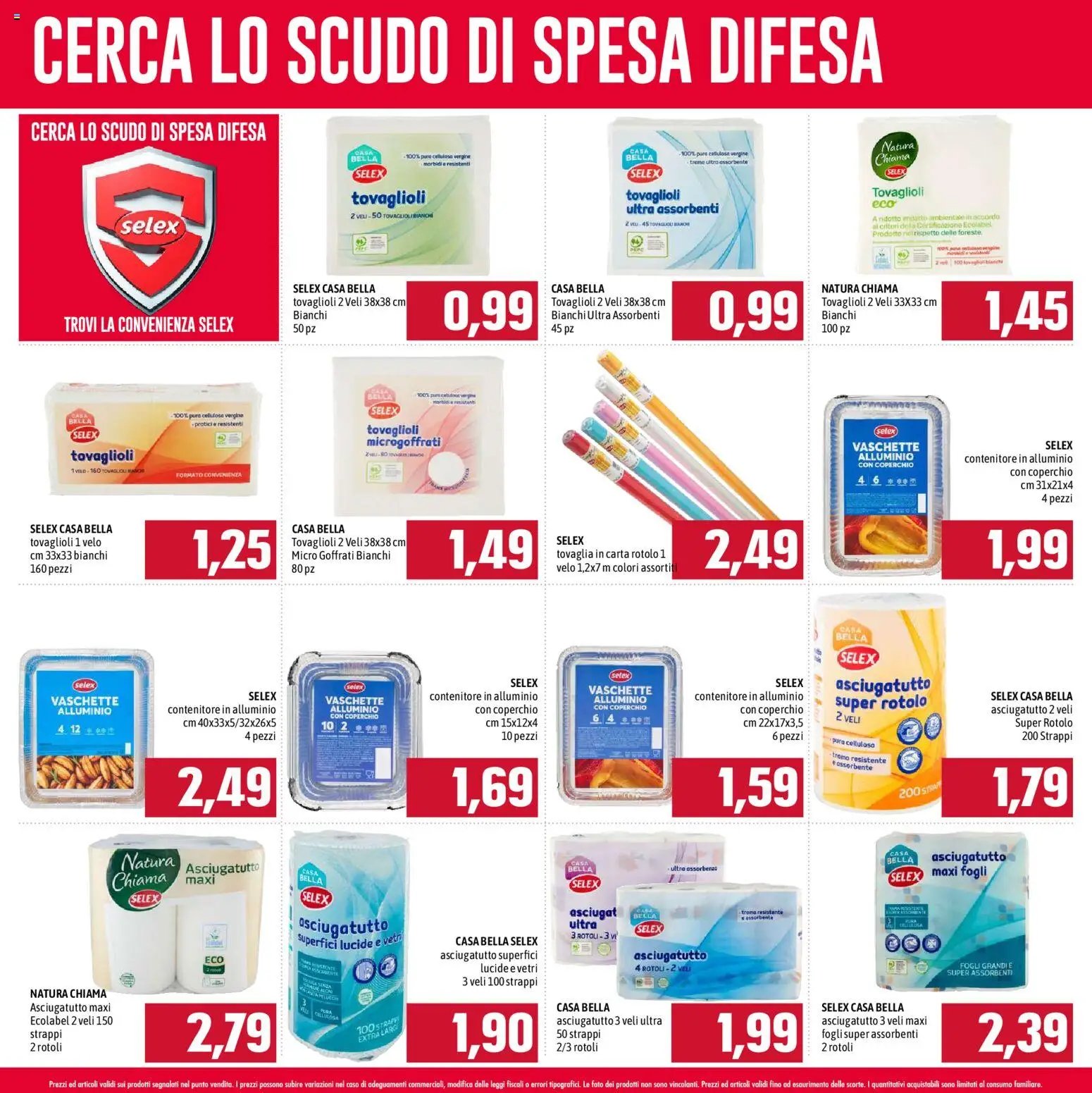Emisfero volantino Spesa Difesa