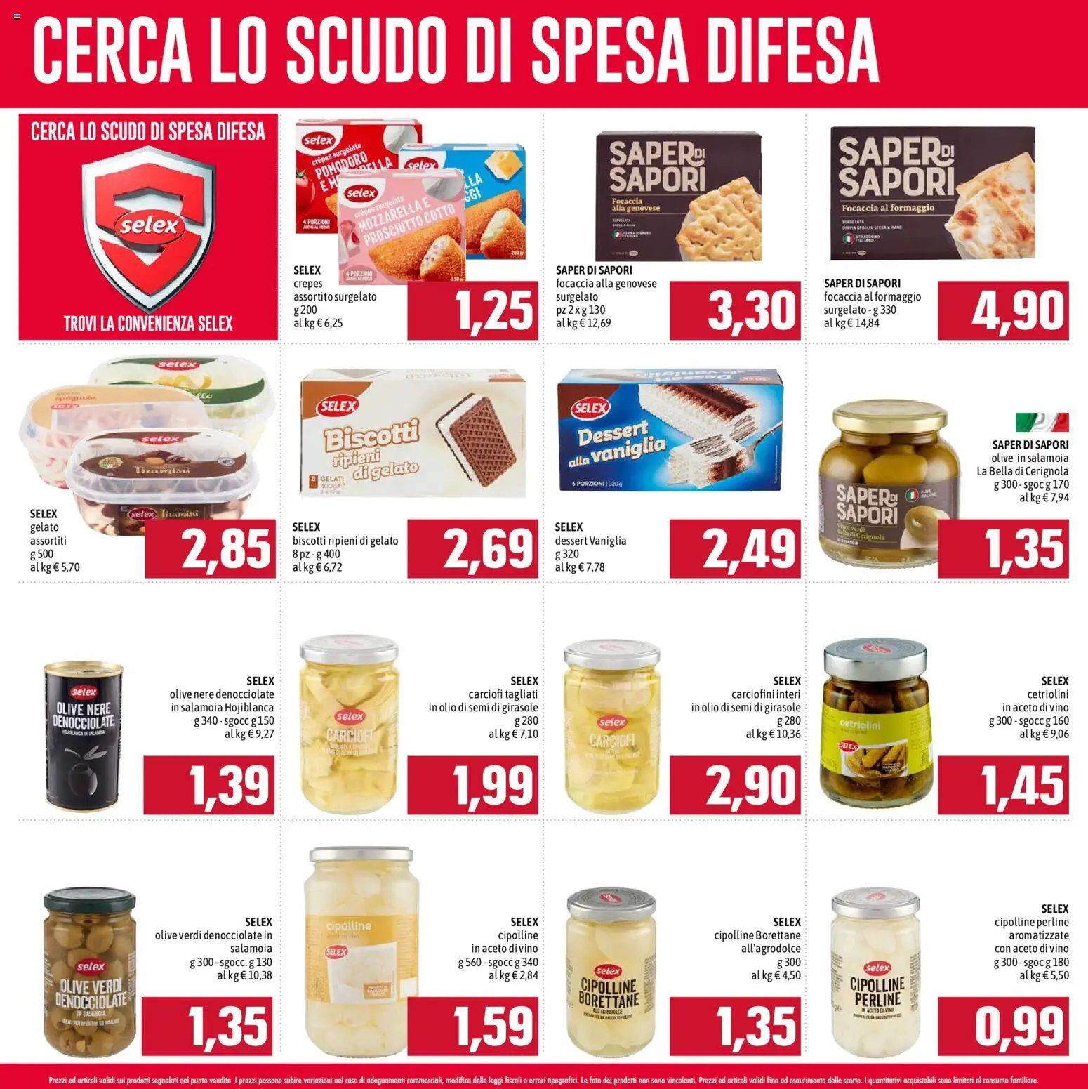 Emisfero volantino Spesa Difesa