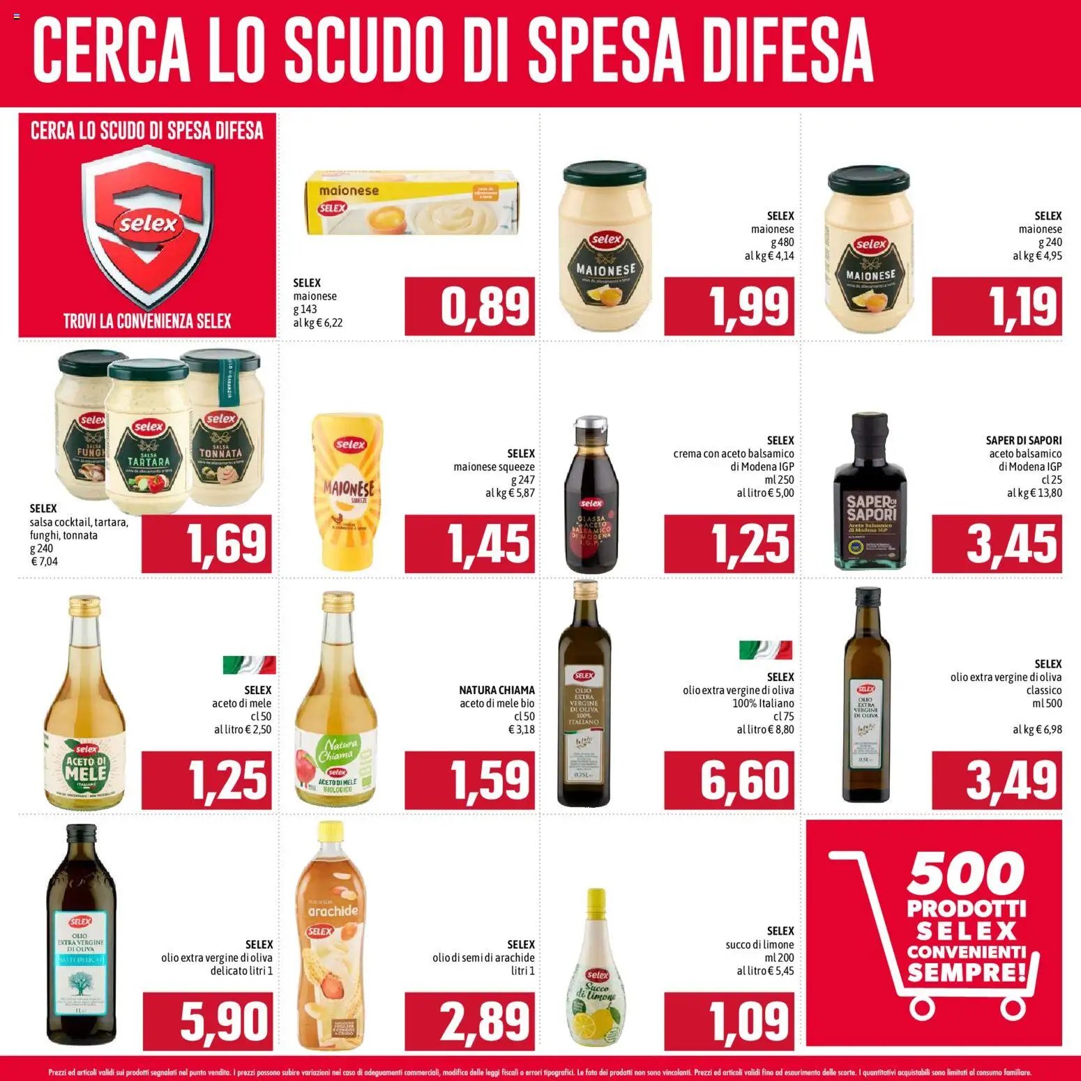 Emisfero volantino Spesa Difesa